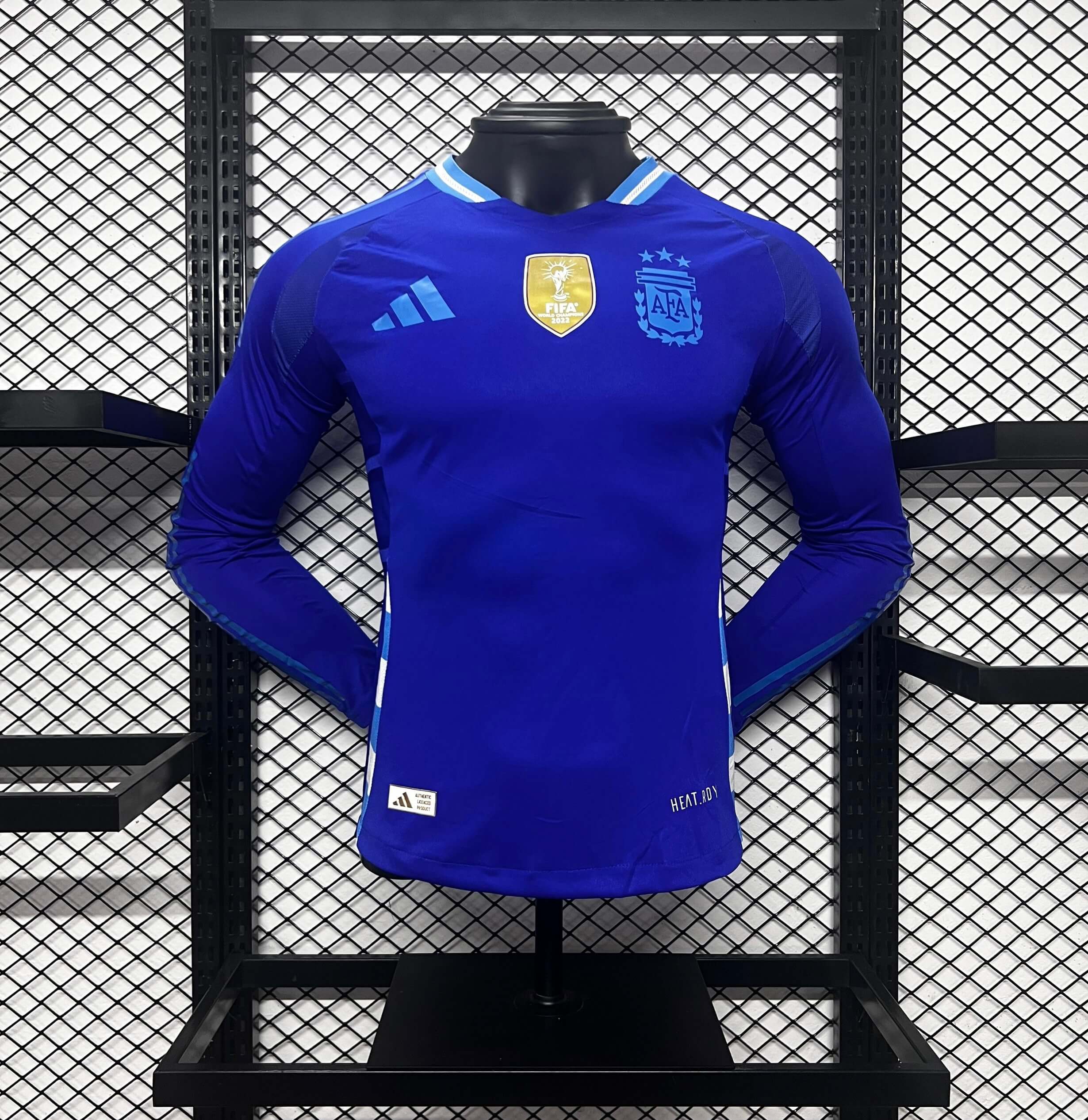 Argentina 2024 Away Long Sleeve Jersey - Player Version - ReplicasJersey