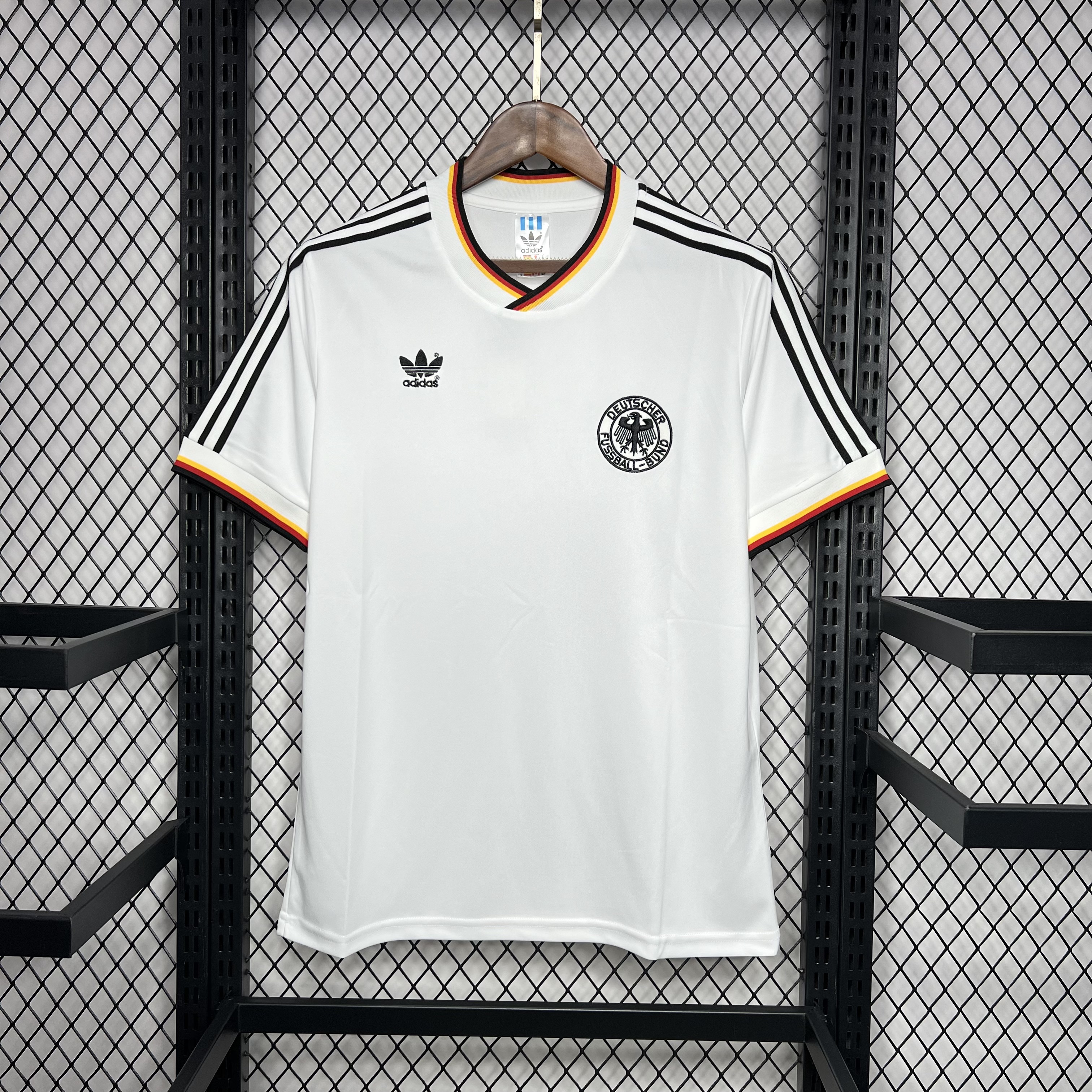 Retro Germany 1986 Home Jersey - ReplicasJersey