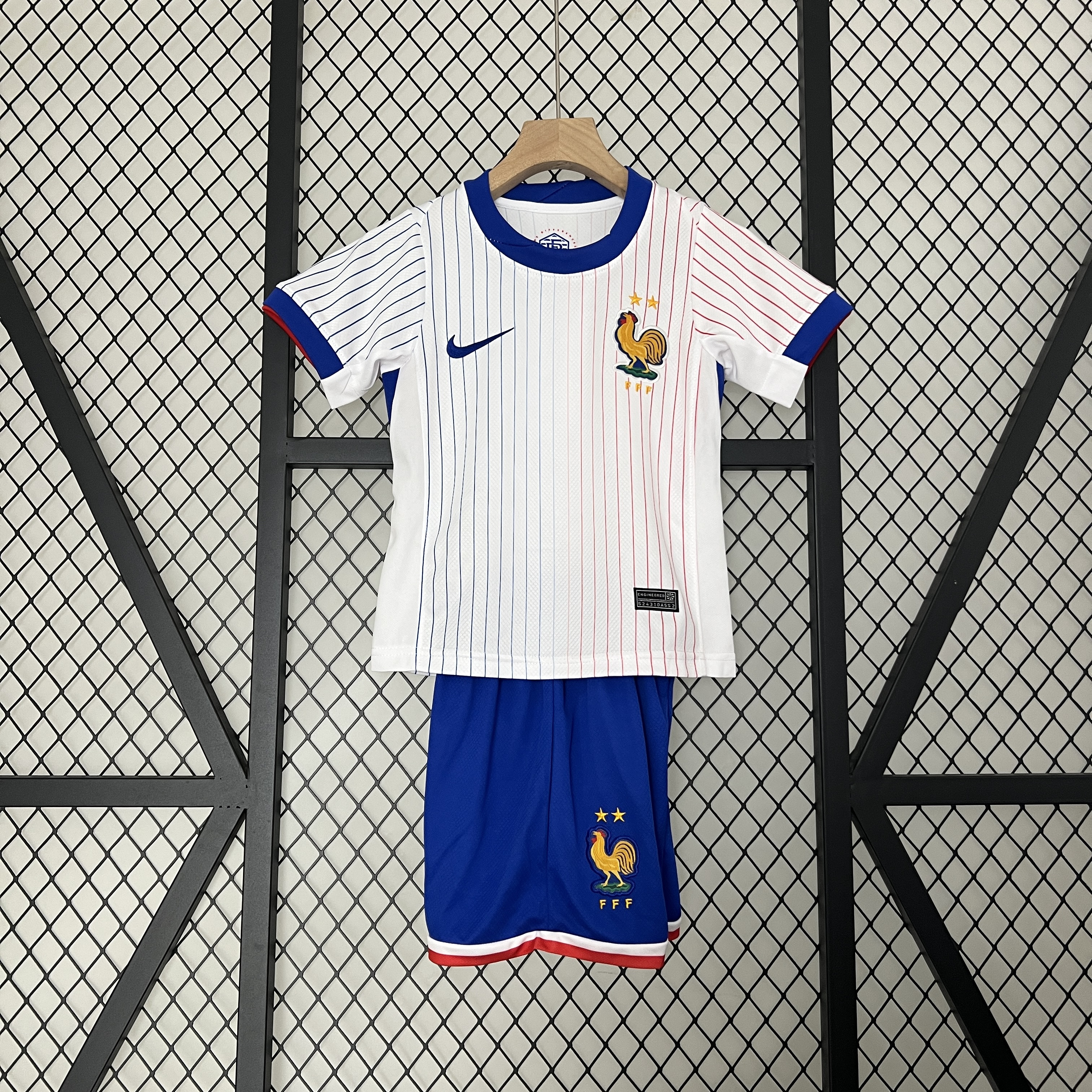 France 2024 Away Stadium Kids Kit - ReplicasJersey