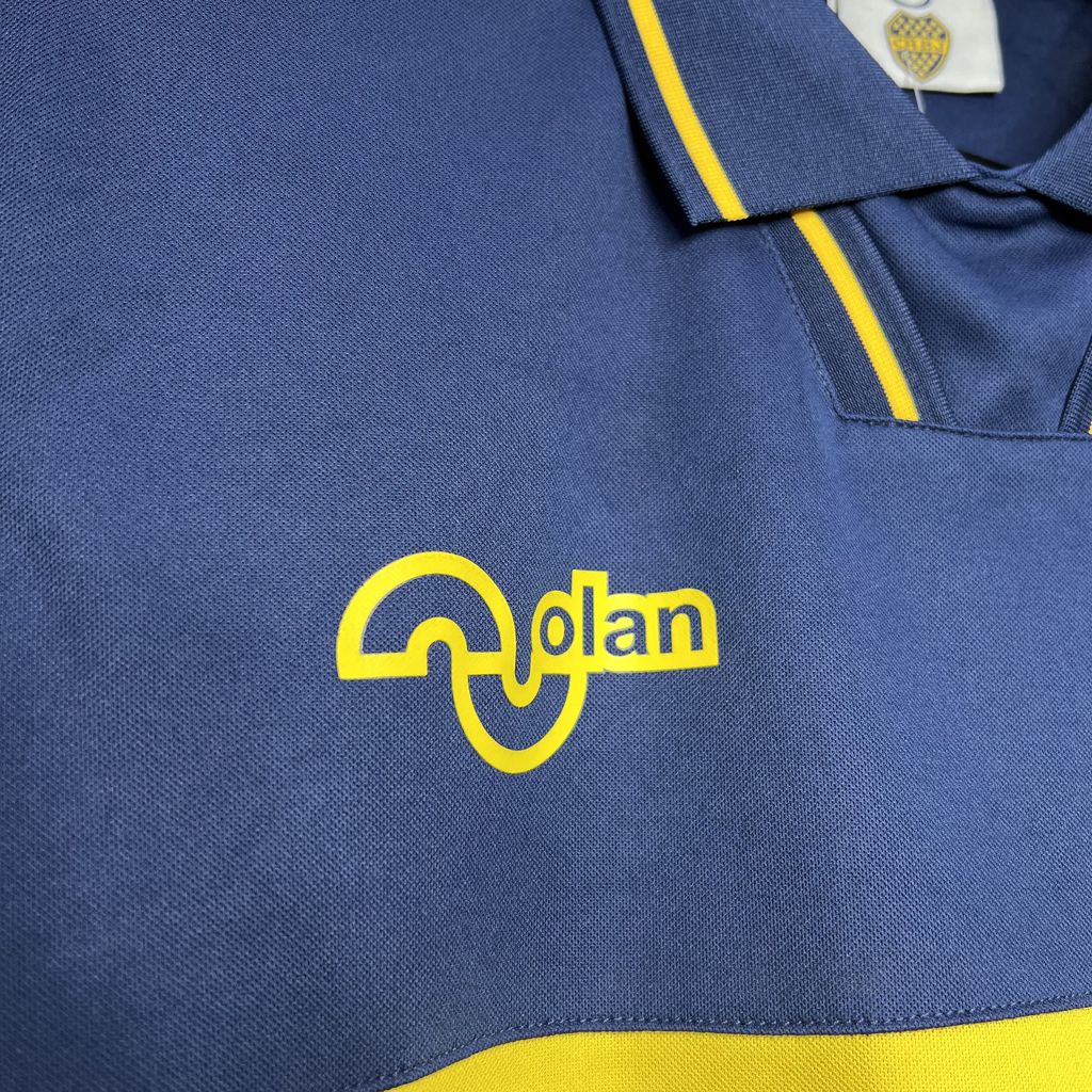 Retro Boca Juniors 1994-95 Home Stadium Jersey - ReplicasJersey