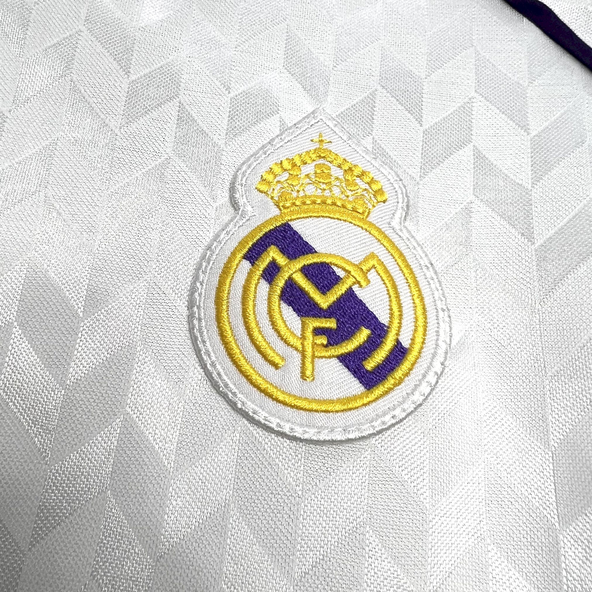 Retro Real Madrid 1986 Home Jersey - ReplicasJersey