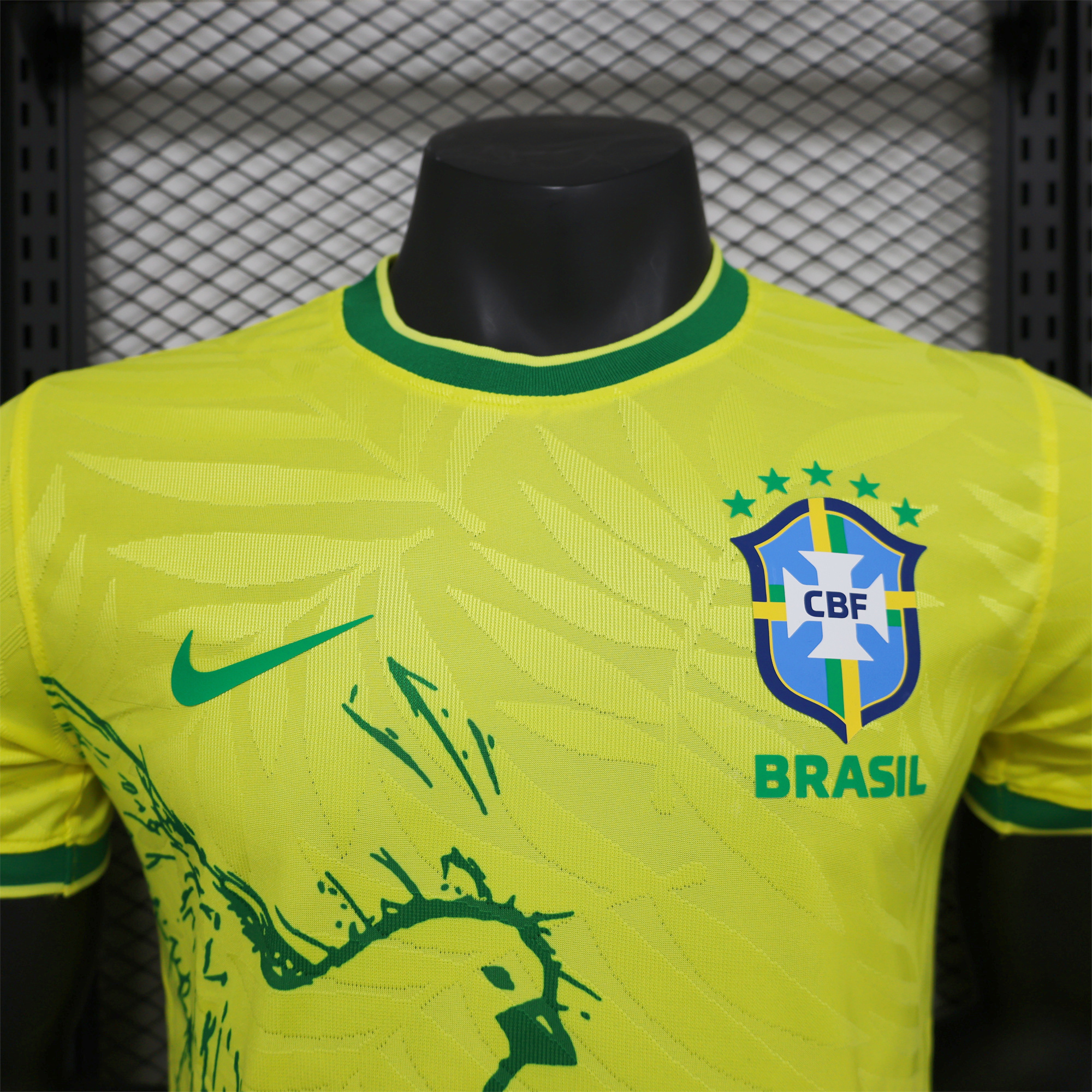 Brazil 2024 Yellow Dove Special Edition Jersey - Player Version - ReplicasJersey