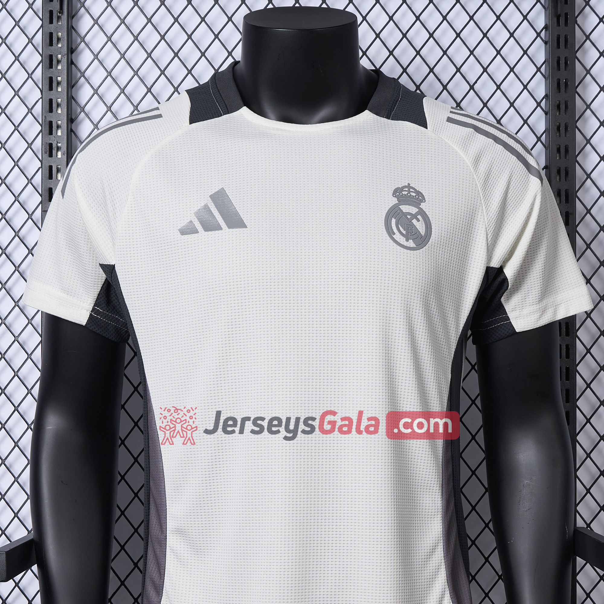 Real Madrid 24-25 White Training Jersey - Player Version - ReplicasJersey