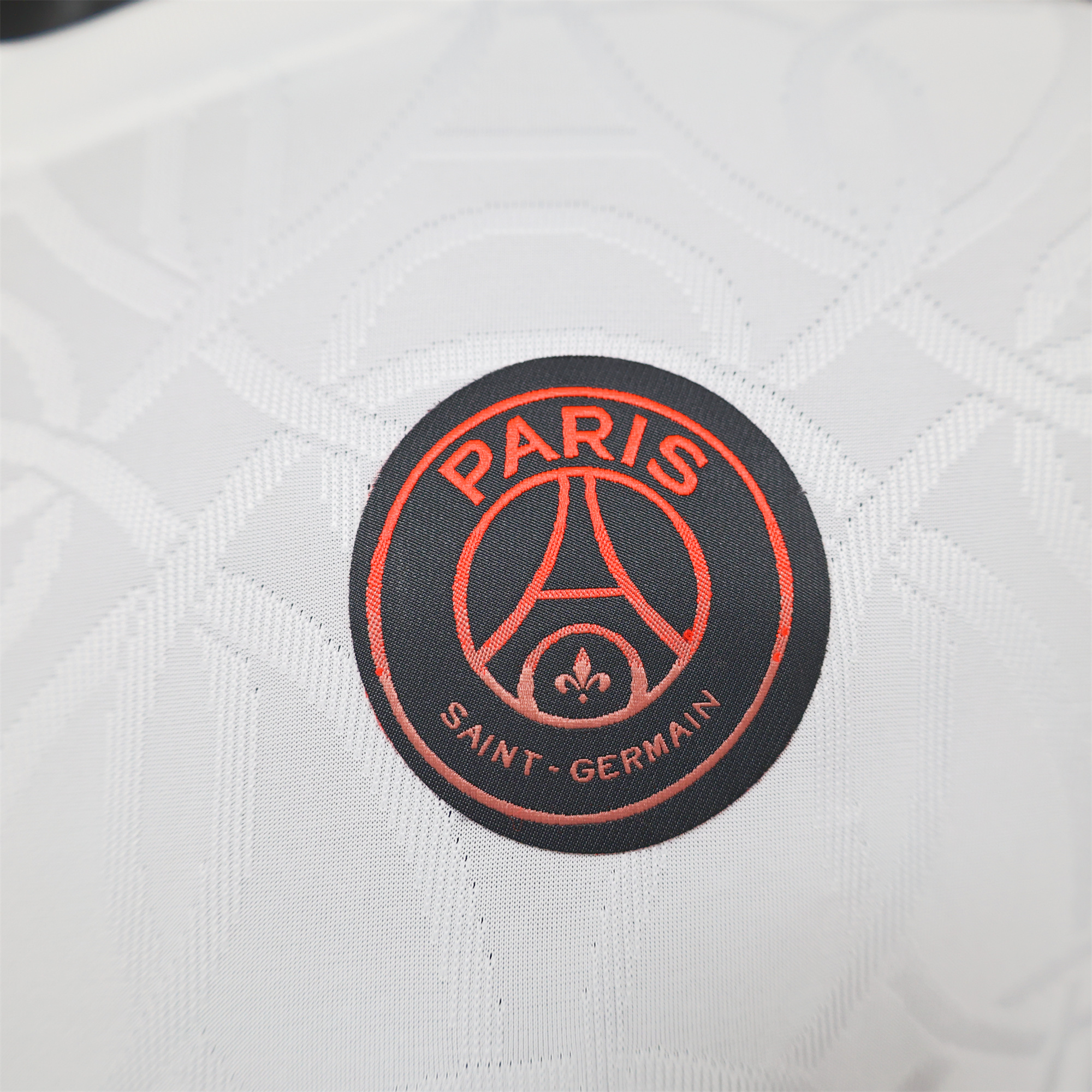 Paris Saint-Germain PSG X JD 24-25 Third Pre-Match White Jersey - Player Version - ReplicasJersey