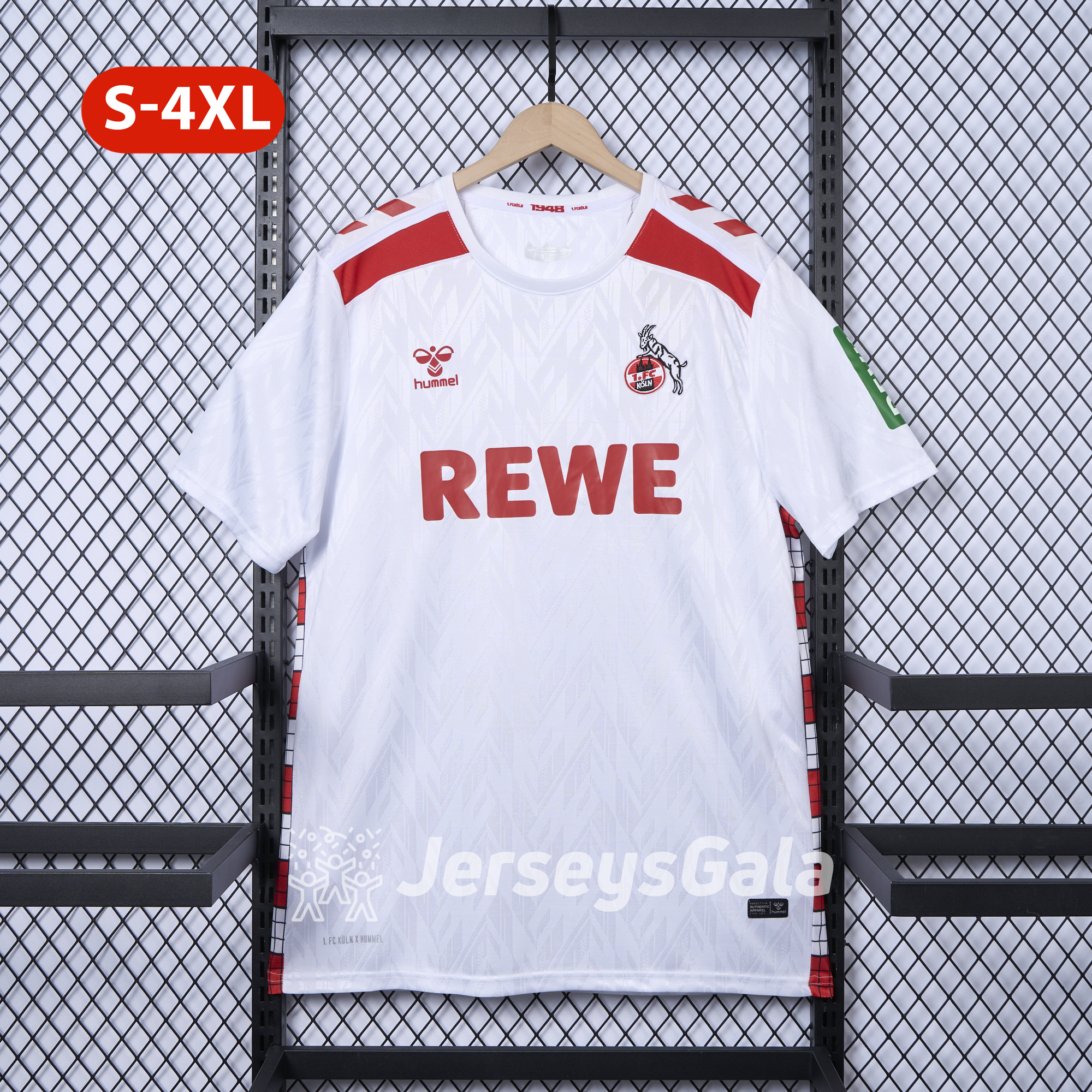 1. FC Köln 24-25 Home Jersey - Fans Version - ReplicasJersey