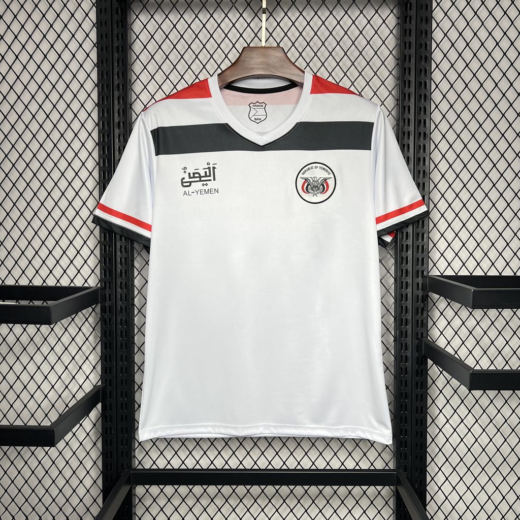 Yemen 24-25 White Jersey - Fans Version - ReplicasJersey