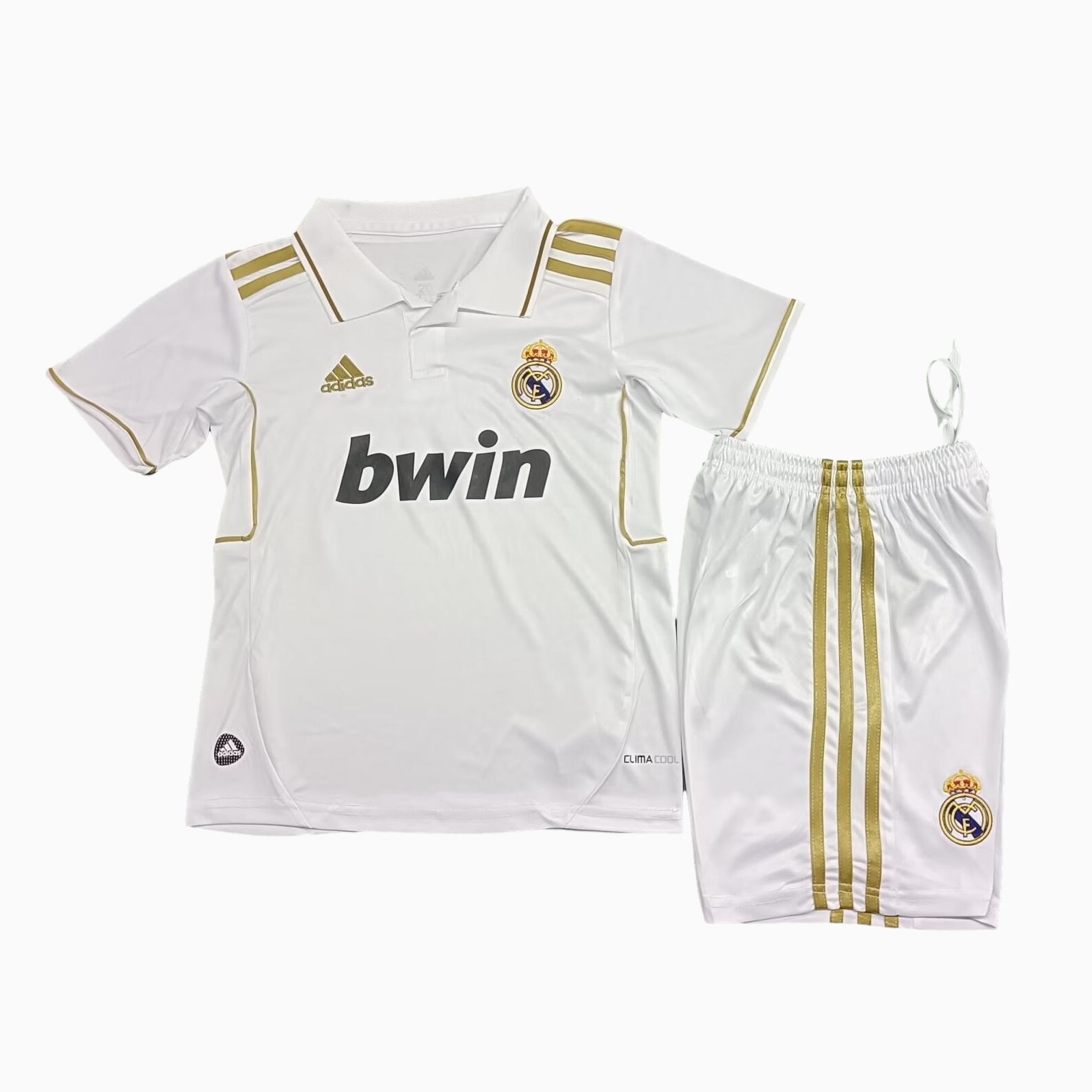 Retro Real Madrid 11-12 Home Stadium Kids Kit - ReplicasJersey