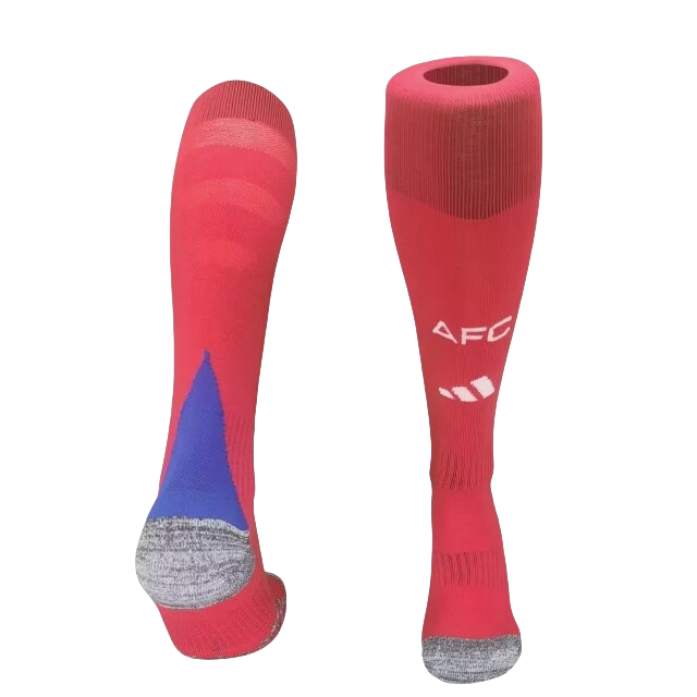 Arsenal 24-25 Home Socks - Red - ReplicasJersey