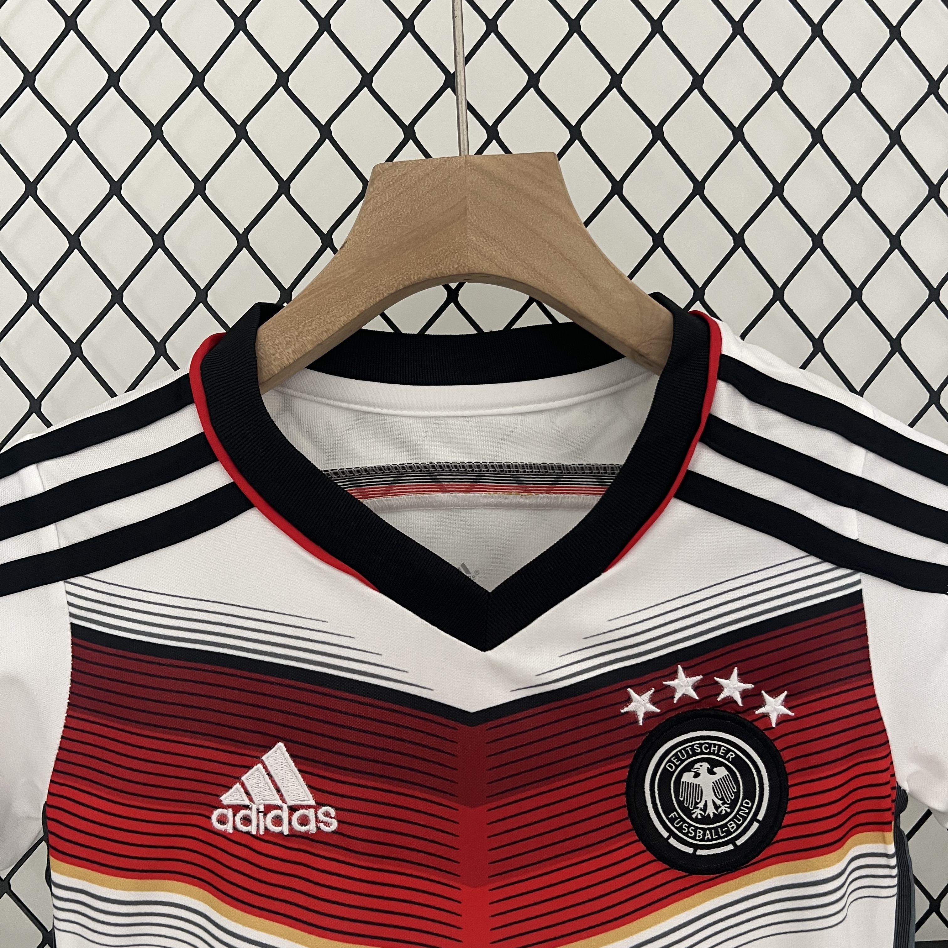 Retro Germany 2014 Home Stadium Kids Kit - ReplicasJersey