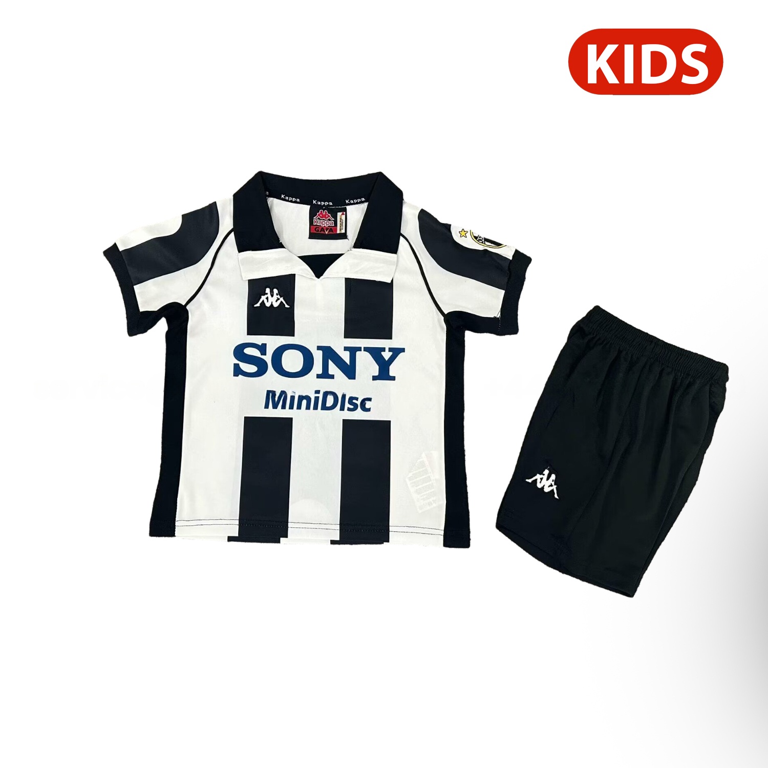 Retro Juventus 1997-98 Home Kids Kit - ReplicasJersey