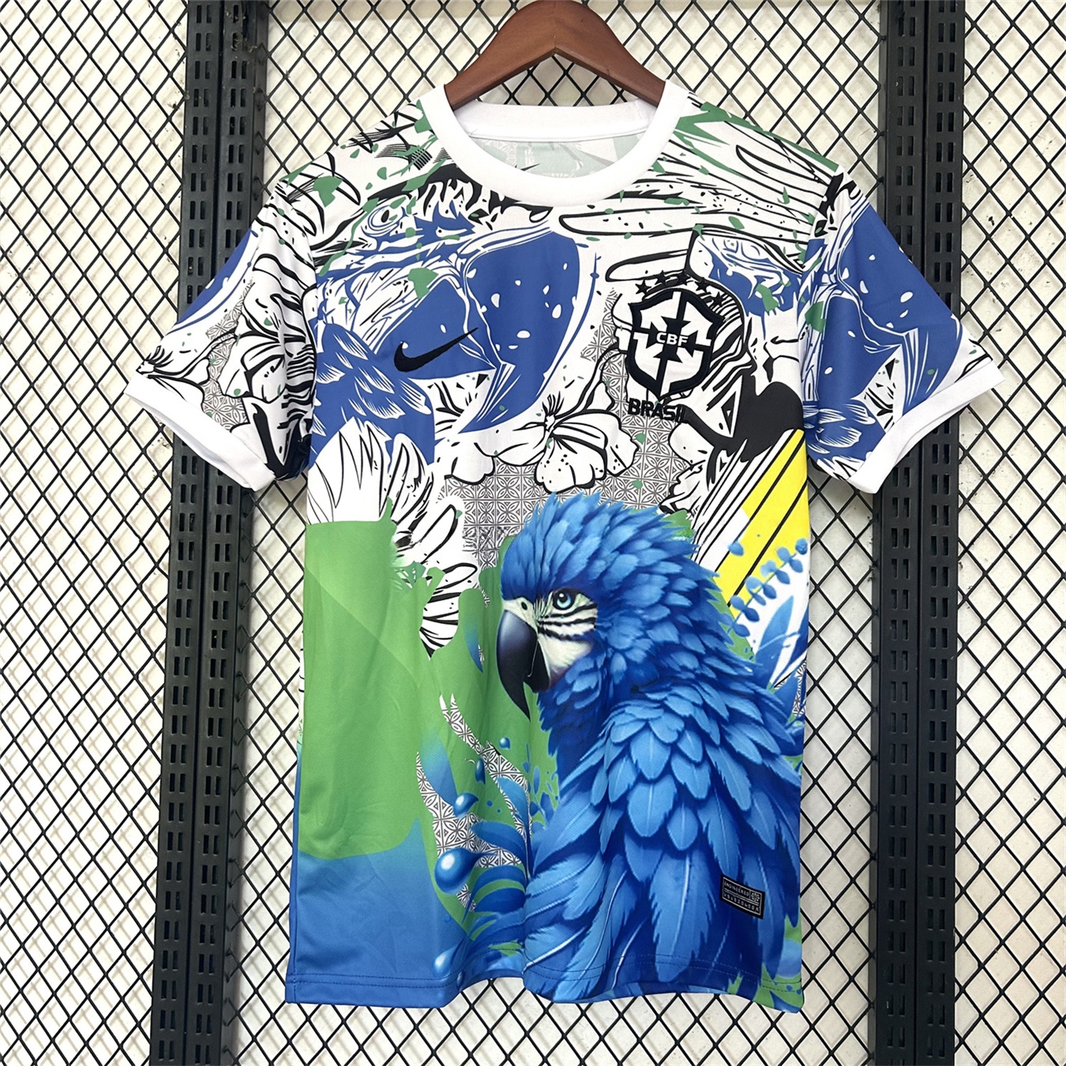 Brazil 2025 Blue Macaw Special Jersey - Fans Version - ReplicasJersey