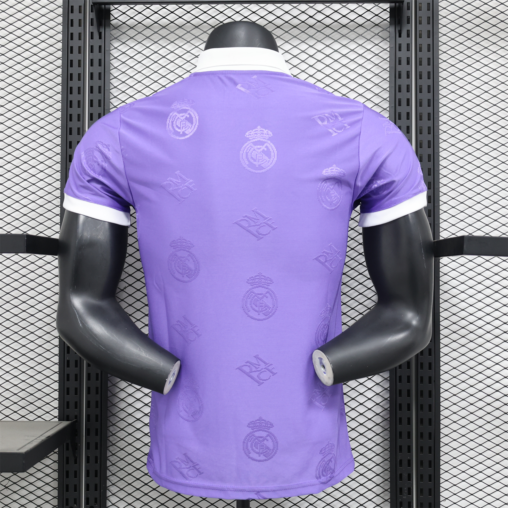 Real Madrid 24-25 Purple LOGO Special Edition Jersey - Player Version - ReplicasJersey