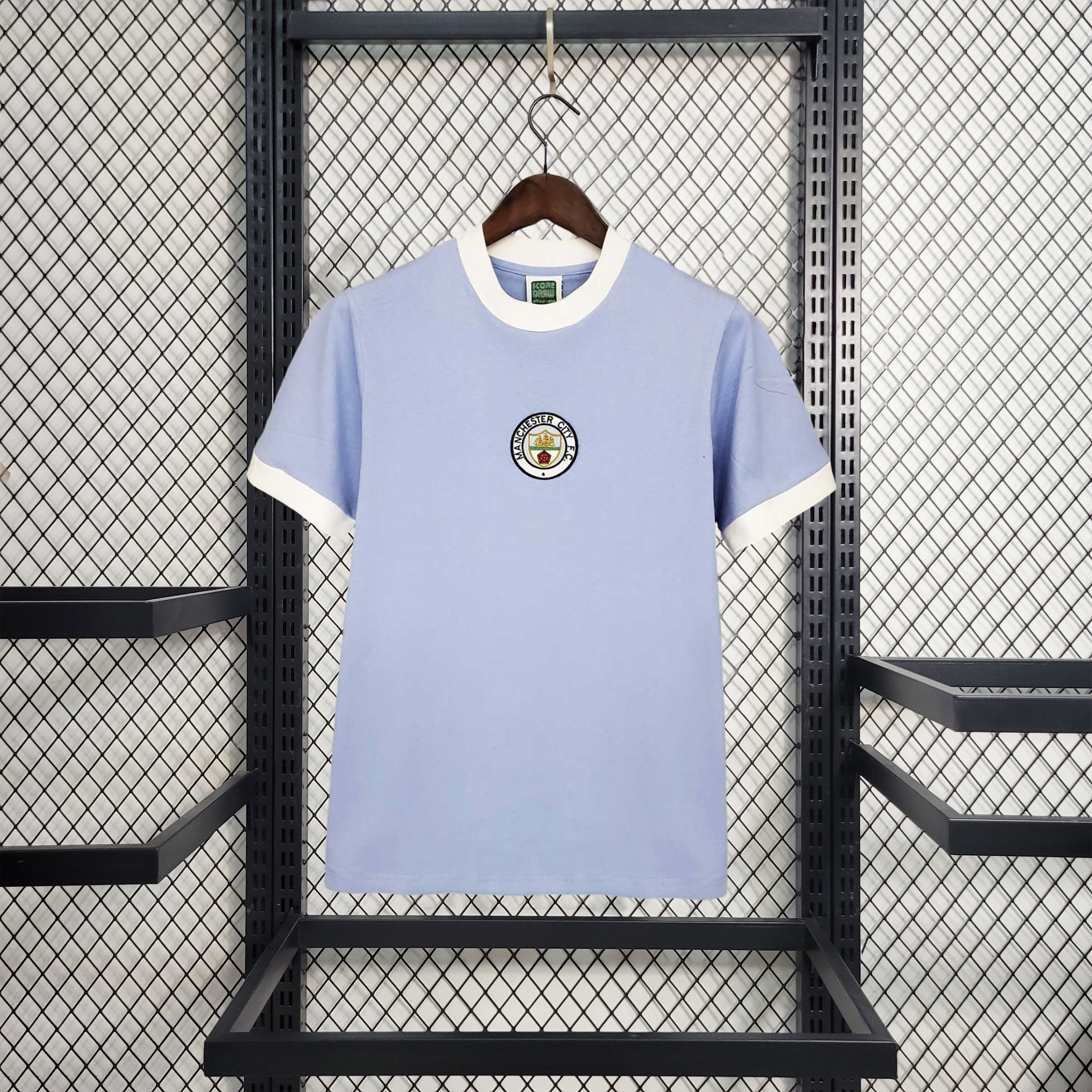 Retro Manchester City 1971-74 Home Jersey - ReplicasJersey
