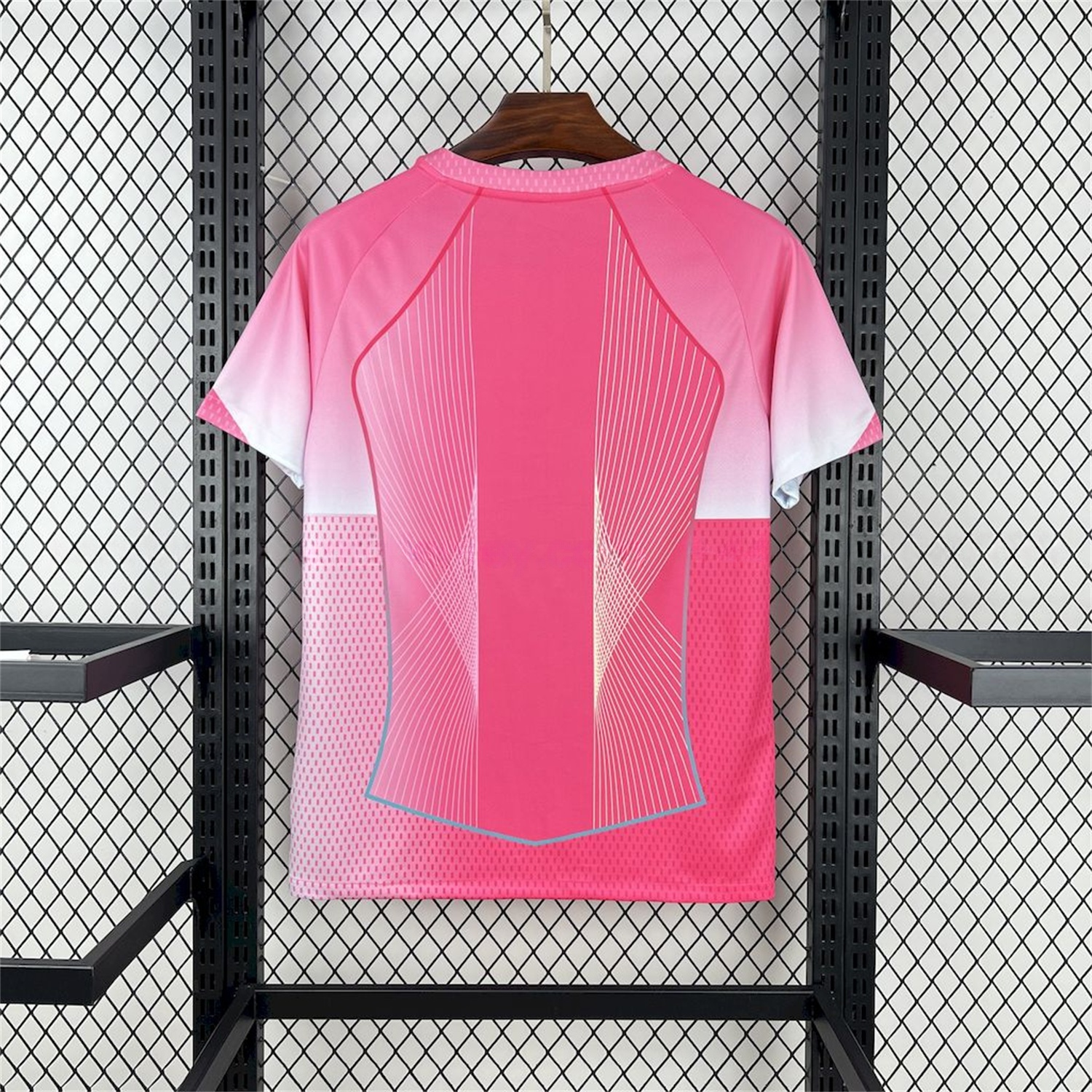 B.A.R.S.A 25-26 T90 White Lines Pink Gradient Special Jersey - Fans Version - ReplicasJersey
