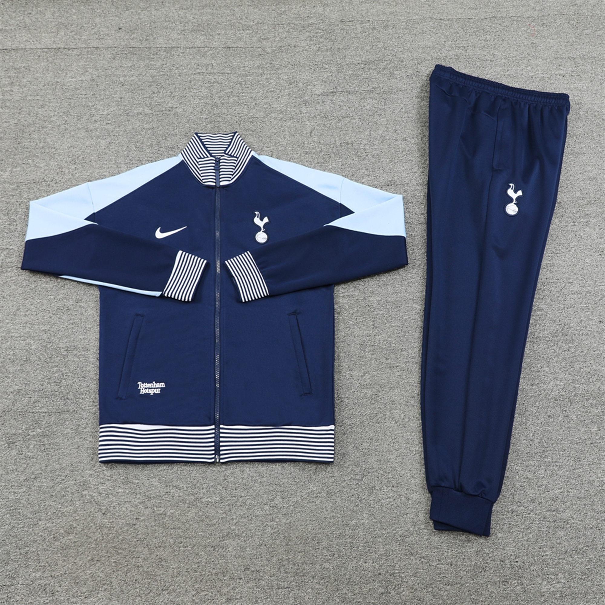 Tottenham Hotspur 24-25 Jacket Training Tracksuit - Royal Blue - ReplicasJersey