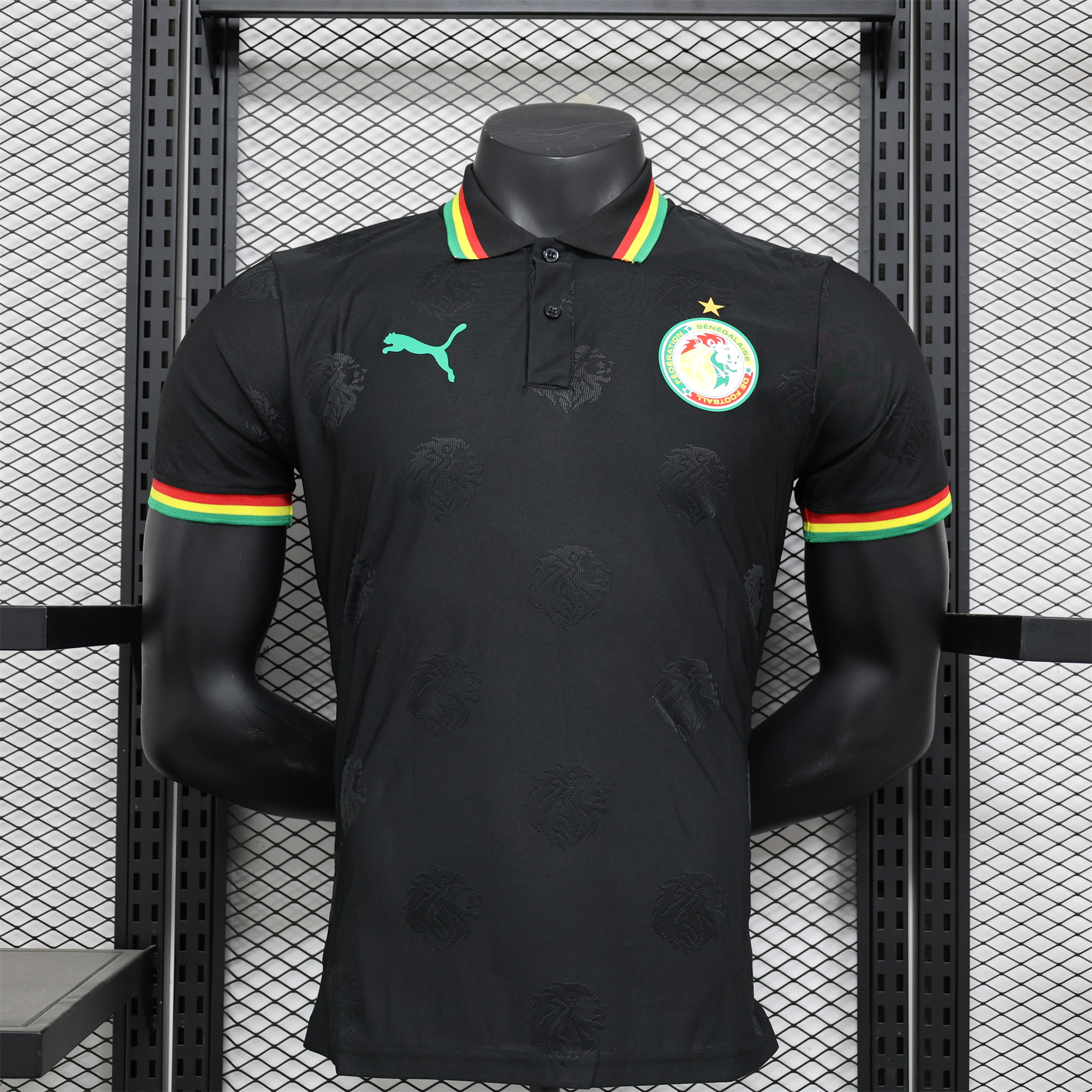 Senegal 2024 Black Special Edition Jersey - Player Version - ReplicasJersey