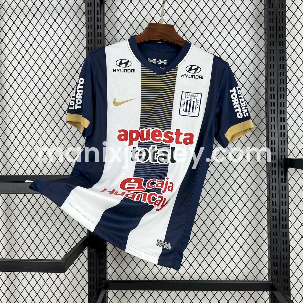 Alianza Lima 25-26 Home Jersey - Fans Version - ReplicasJersey