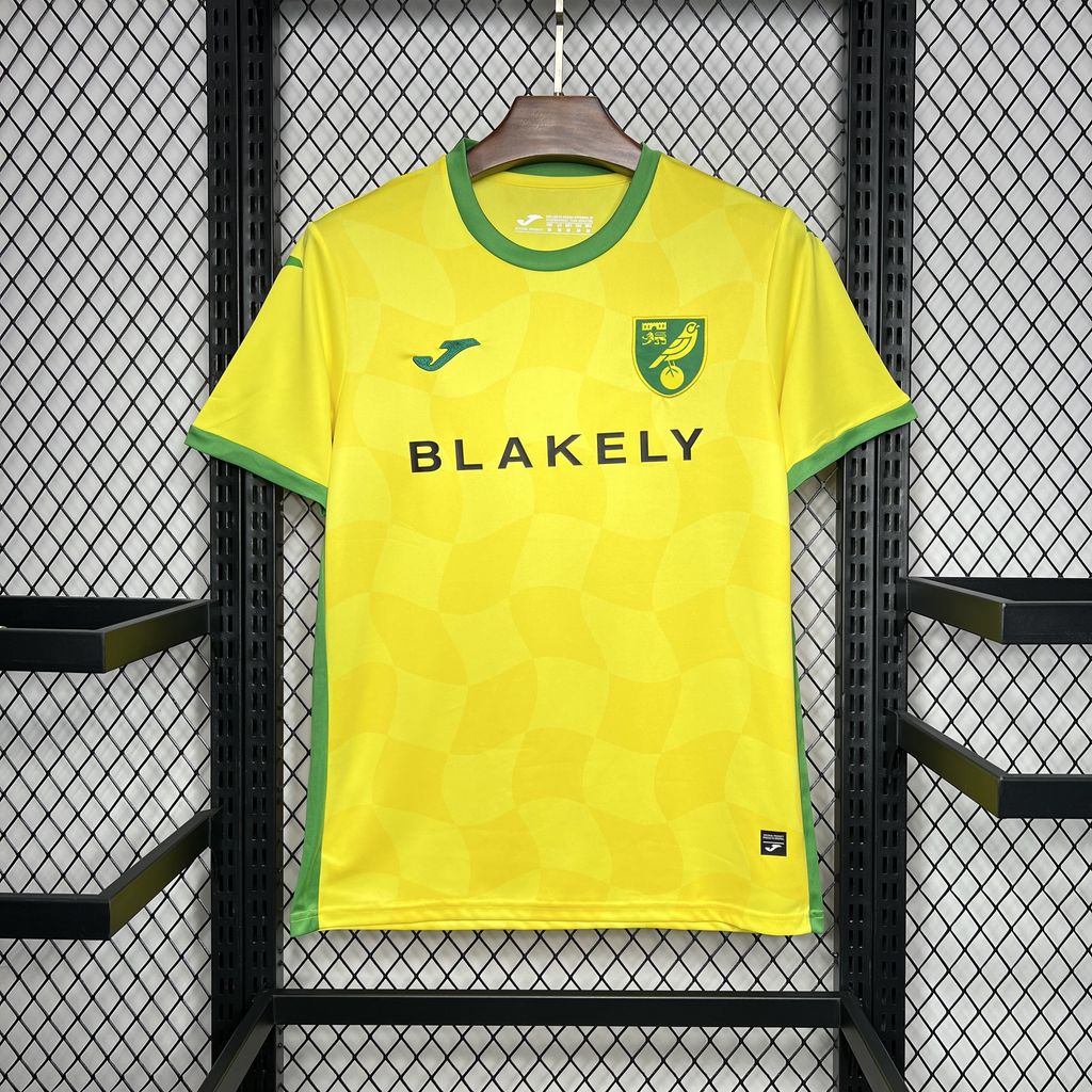 Norwich City 24-25 Home Stadium Jersey - Fans Version - ReplicasJersey