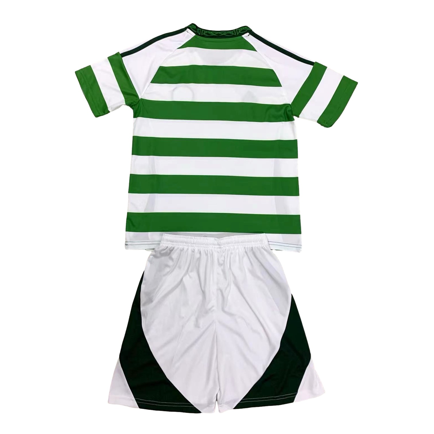 Celtic 24-25 Home Stadium Kids Kit - No Sponsor Version - ReplicasJersey