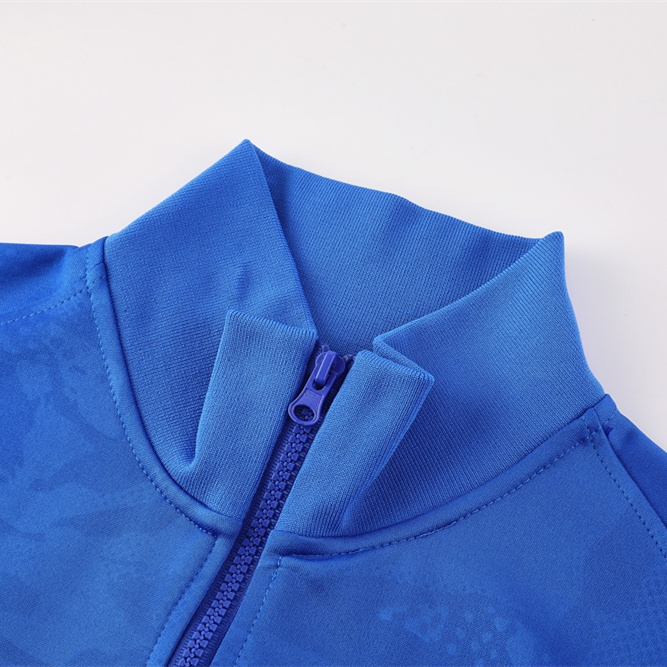 B.A.R.S.A 24-25 Jacket Training Tracksuit - Blue Top and Black Pants - ReplicasJersey
