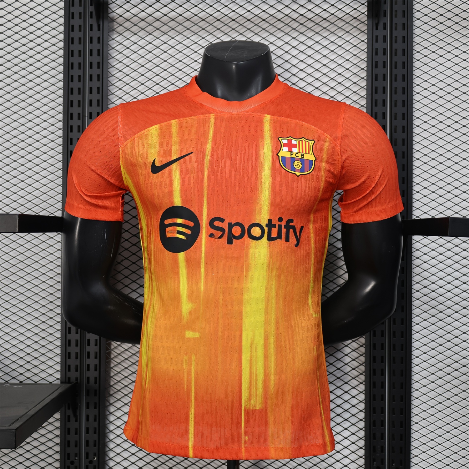 B.A.R.S.A 25-26 Spotify Orange & Yellow Special Jersey - Player Version - ReplicasJersey