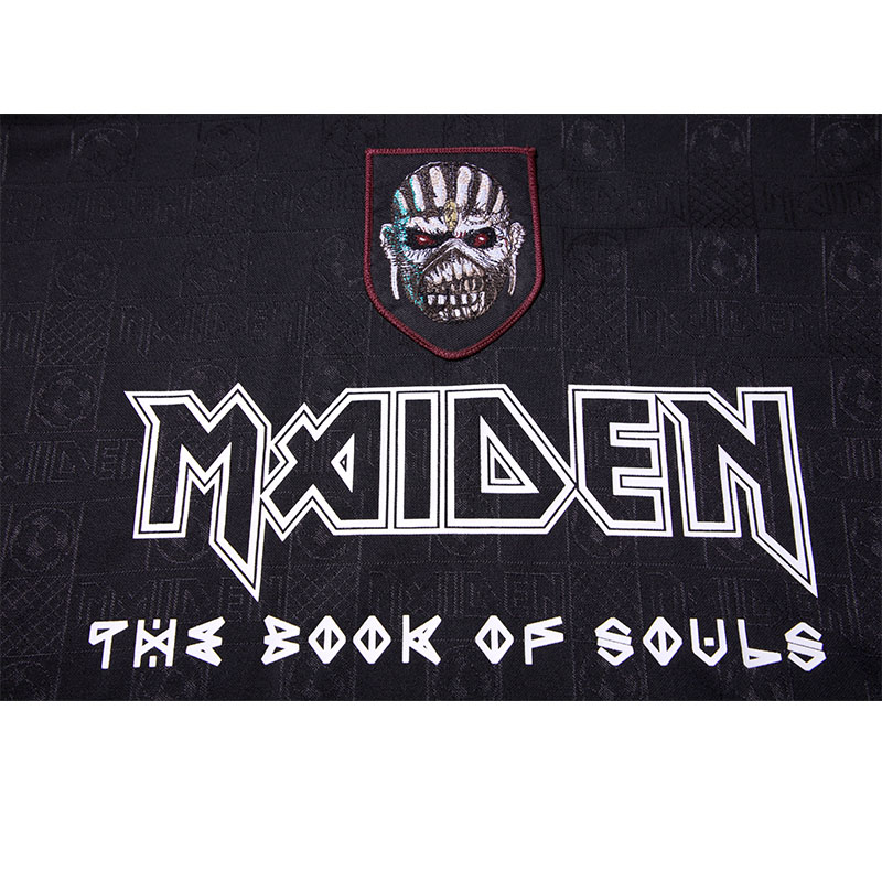 Retro Iron Maiden 2016 Black Jersey - ReplicasJersey
