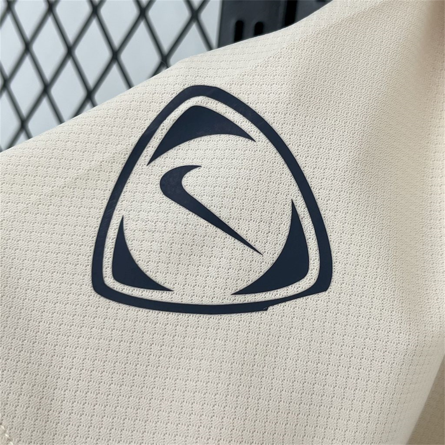 B.A.R.S.A 24-25 Off-white Pre-match Training Jersey - Fans Version - ReplicasJersey