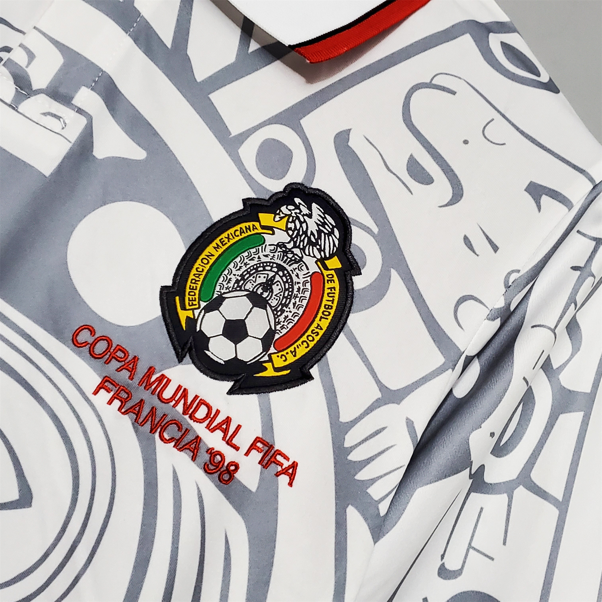 Retro Mexico 1998 Away Jersey - ReplicasJersey
