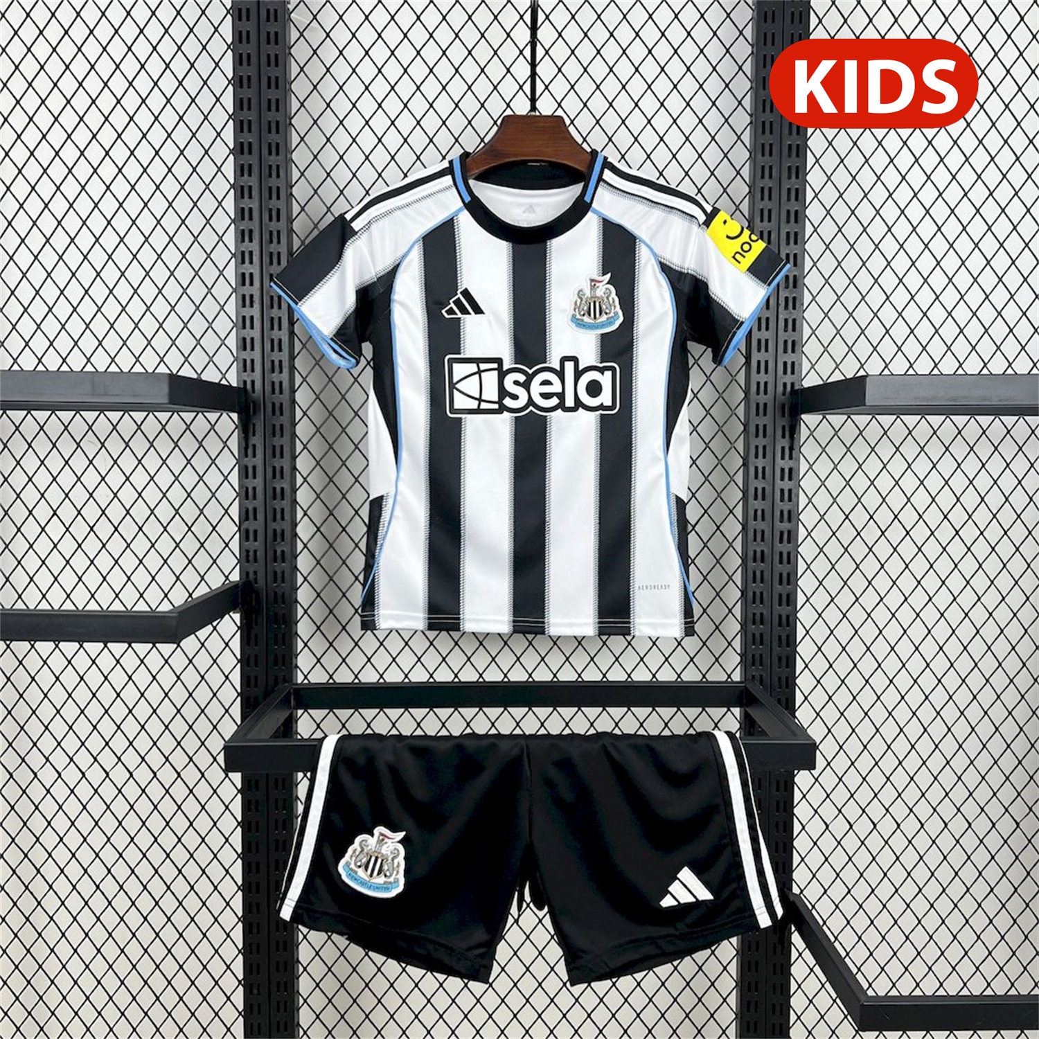 Newcastle United 25-26 Home Kids Kit - ReplicasJersey
