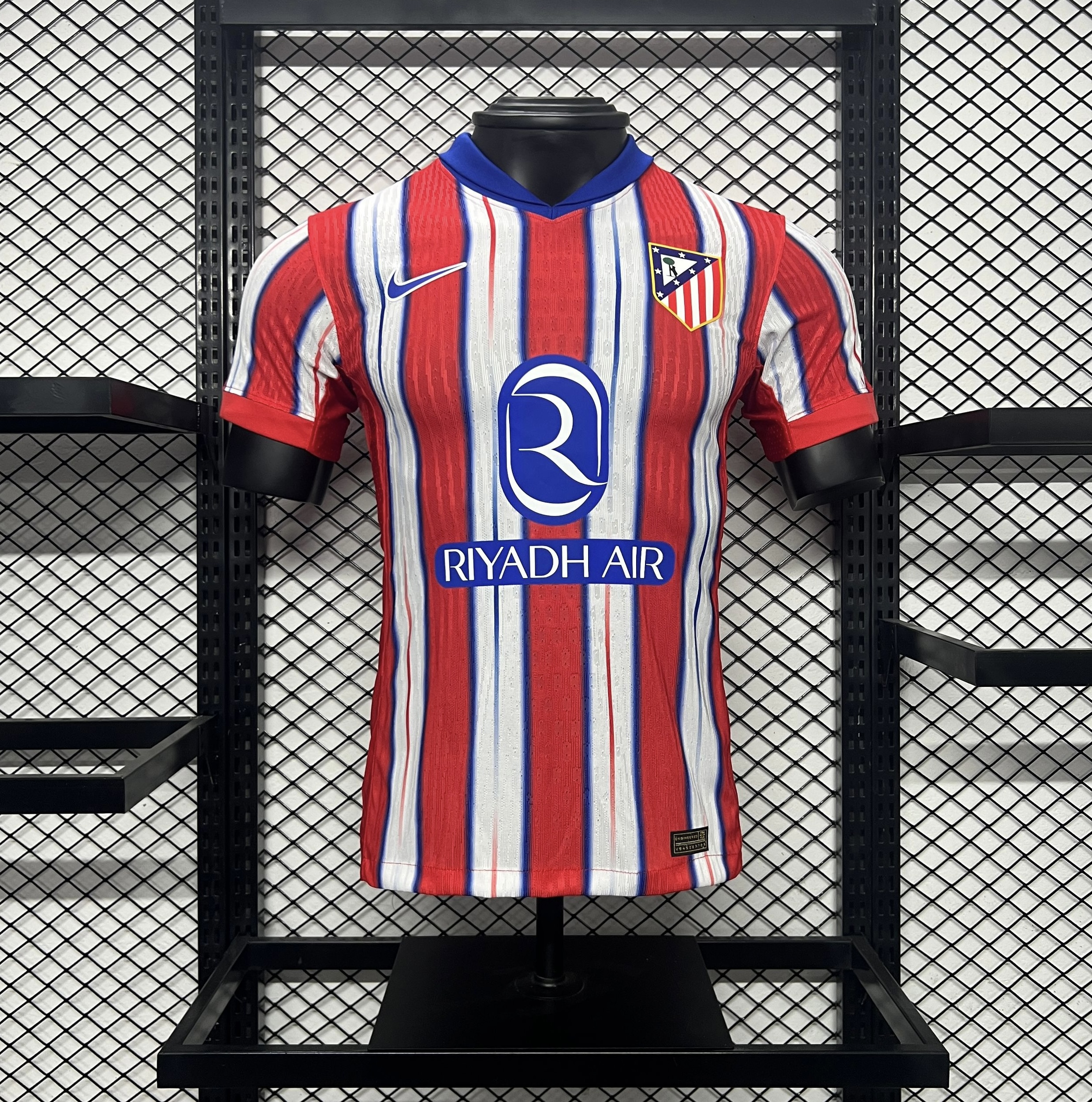 Atletico Madrid 24-25 Home Stadium Jersey - Player Version - ReplicasJersey