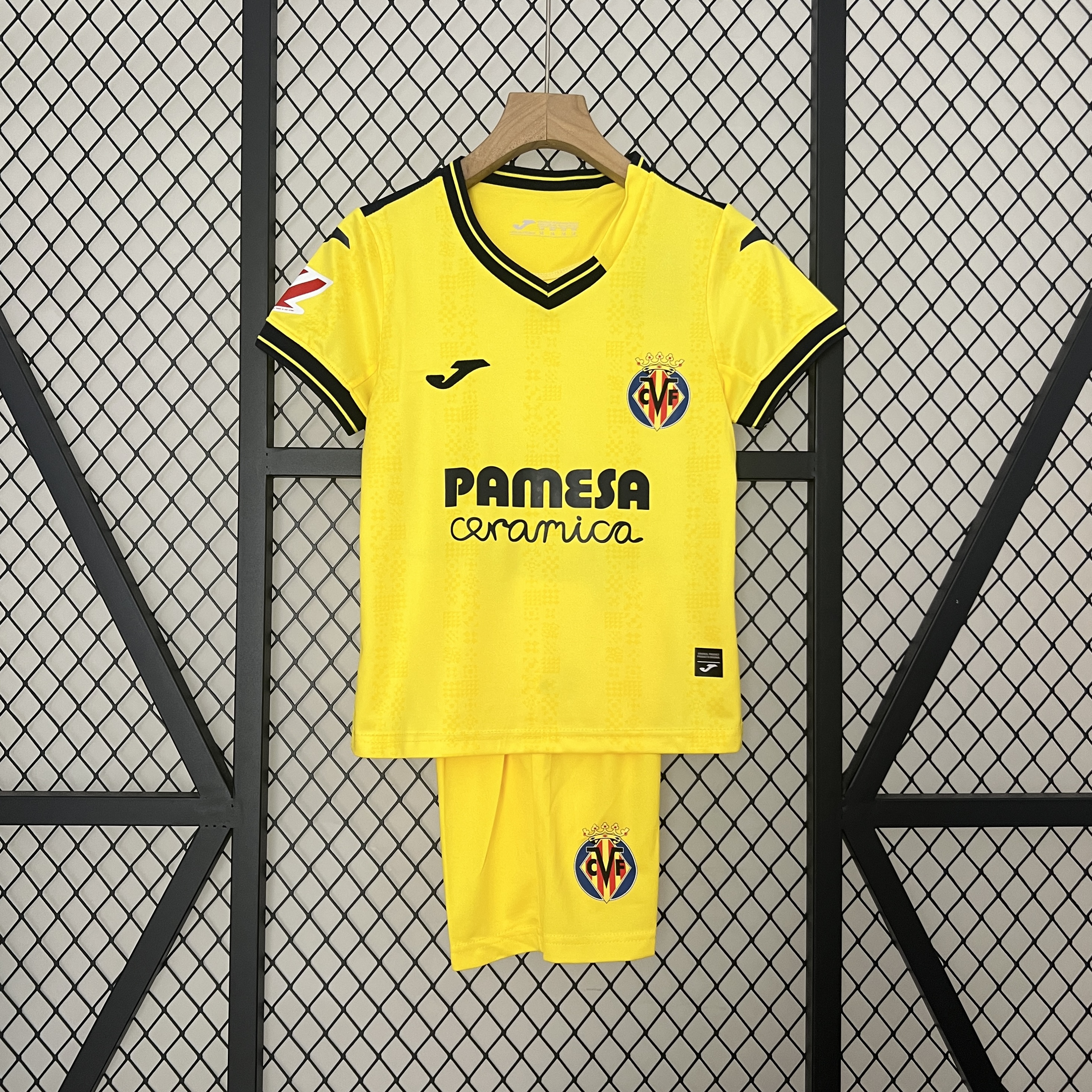 Villarreal 24-25 Home Stadium Kids Kit - ReplicasJersey