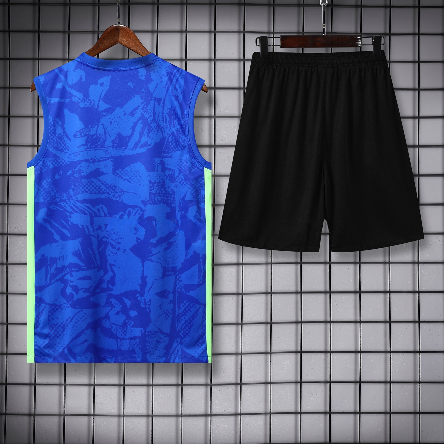B.A.R.S.A 25-26 Vest Training Set - Blue Camouflage - ReplicasJersey