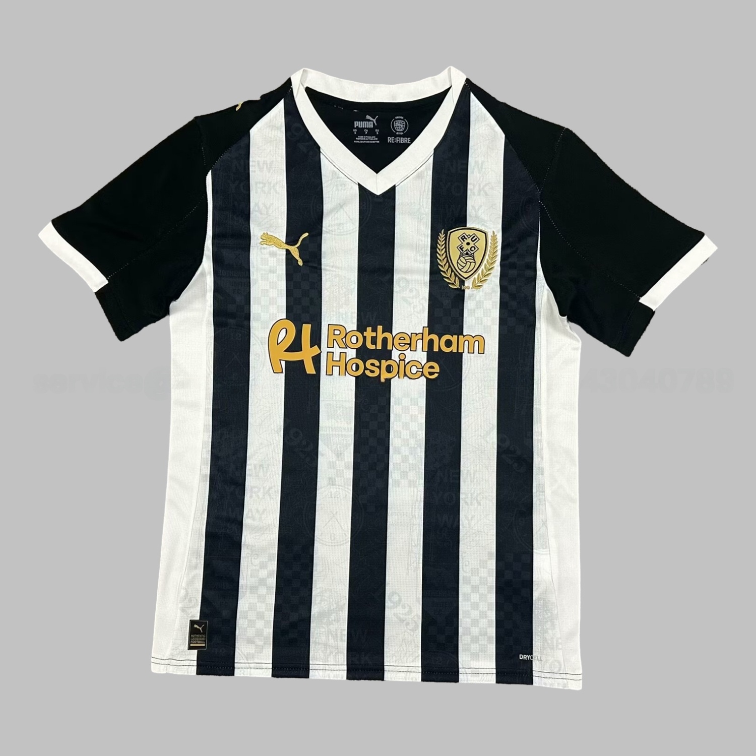Rotherham United 25-26 Away Jersey - Fans Version - ReplicasJersey