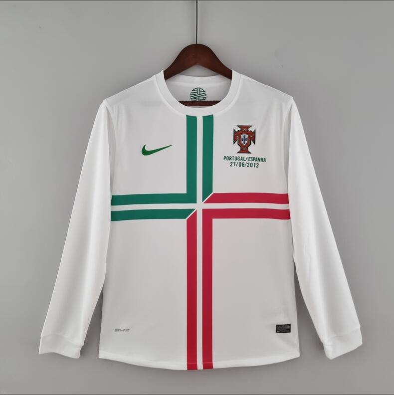 Retro Portugal 2012 Away Long Sleeve Jersey - ReplicasJersey