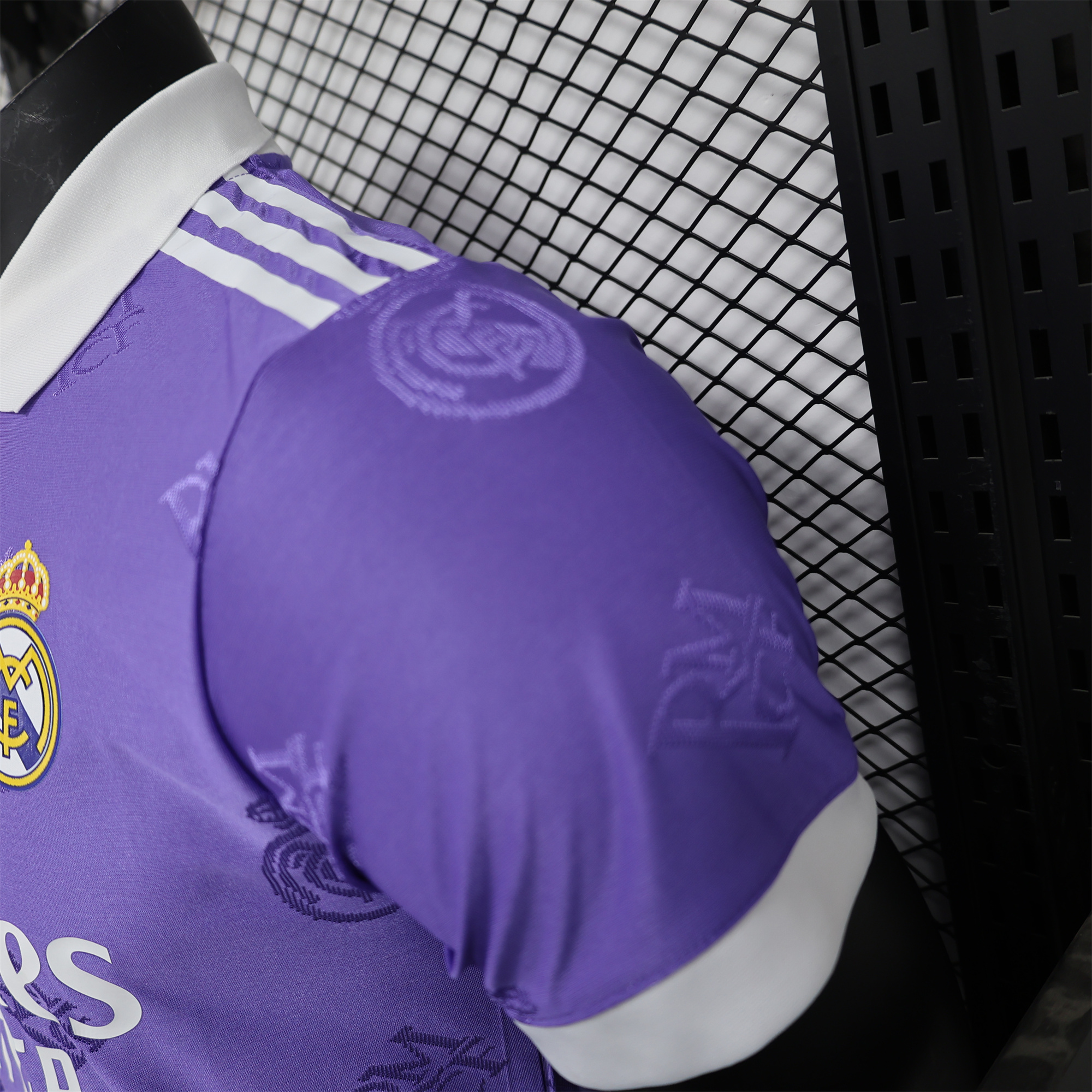 Real Madrid 24-25 Purple LOGO Special Edition Jersey - Player Version - ReplicasJersey