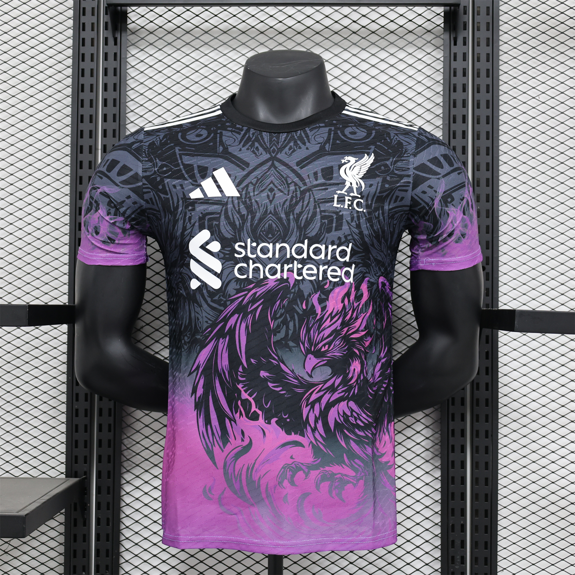Liver.pool 24-25 Purple Fire Phoenix Special Edition Jersey - Player Version - ReplicasJersey
