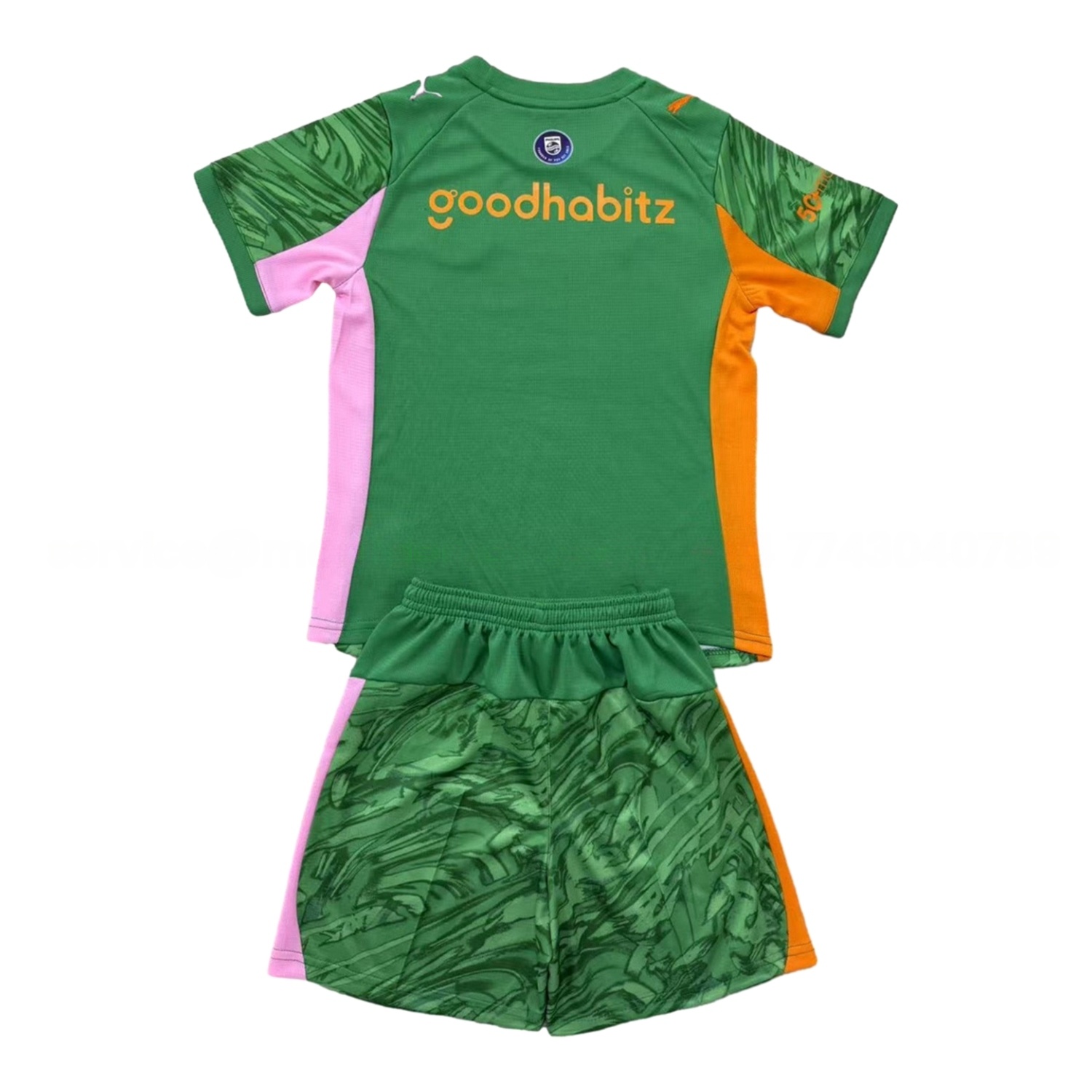PSV Eindhoven 25-26 Green Goalkeeper Kids Kit - ReplicasJersey