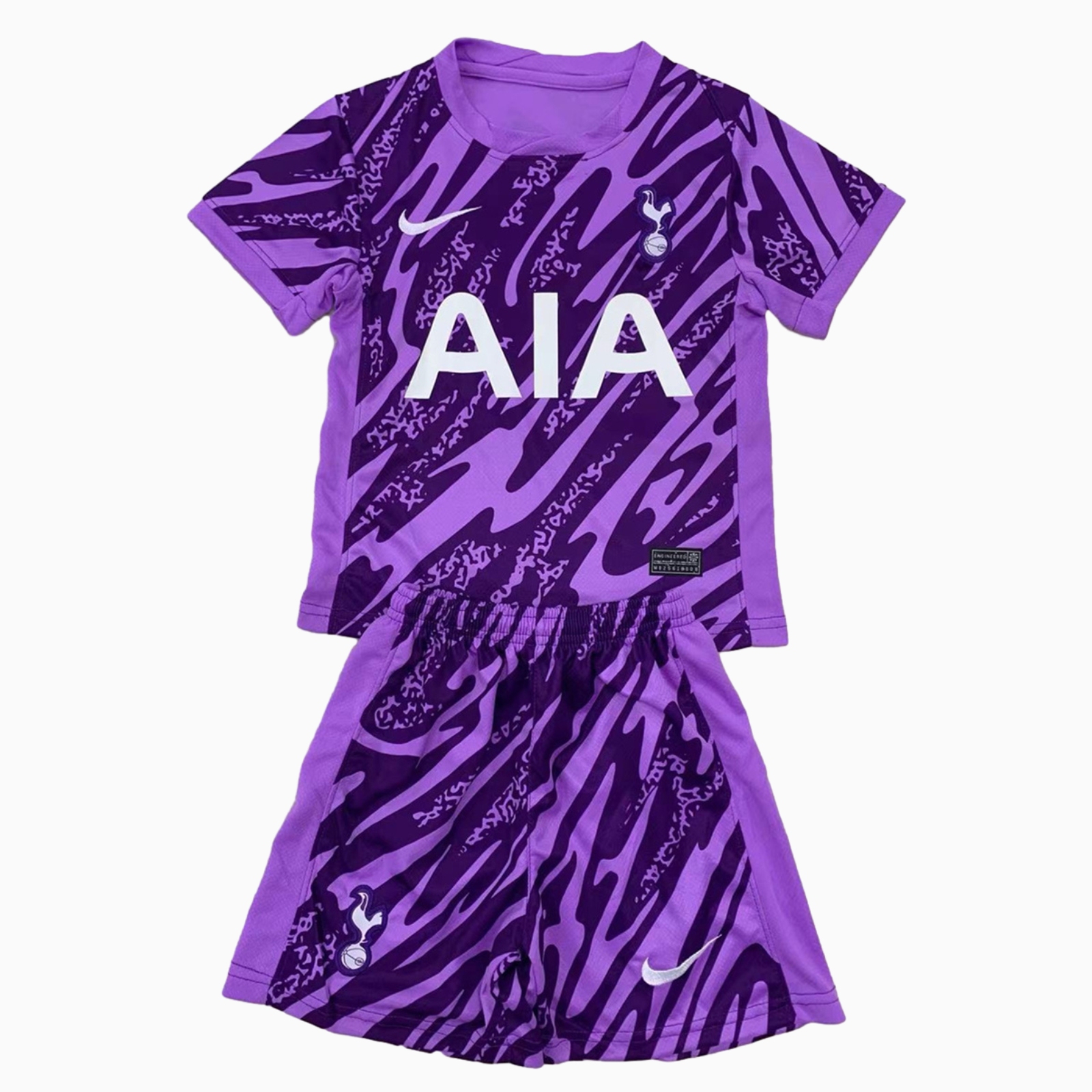 Tottenham Hotspur 24-25 Purple Goalkeeper Kids Kit - ReplicasJersey