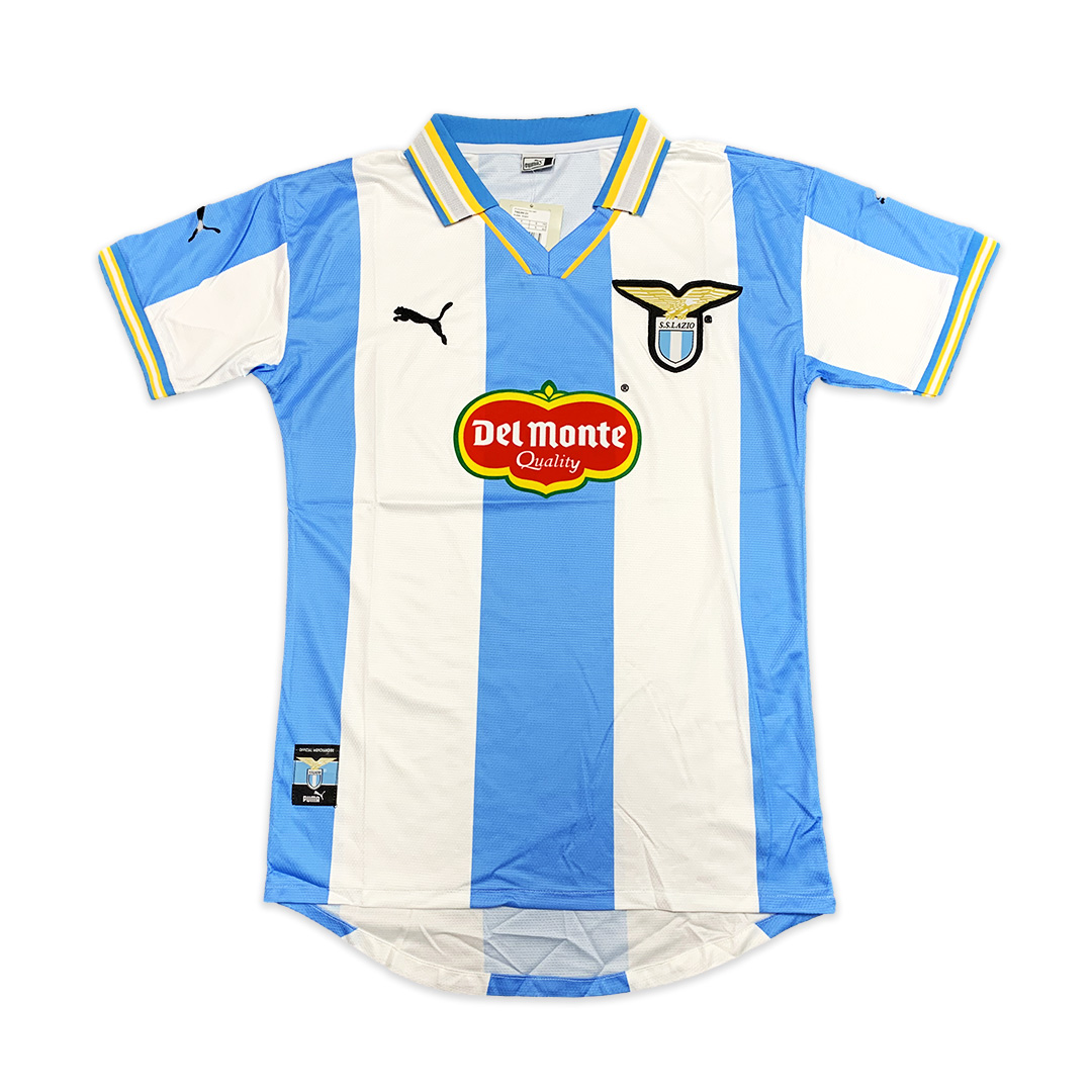Retro Lazio 1999-00 European Home Stadium Jersey - ReplicasJersey