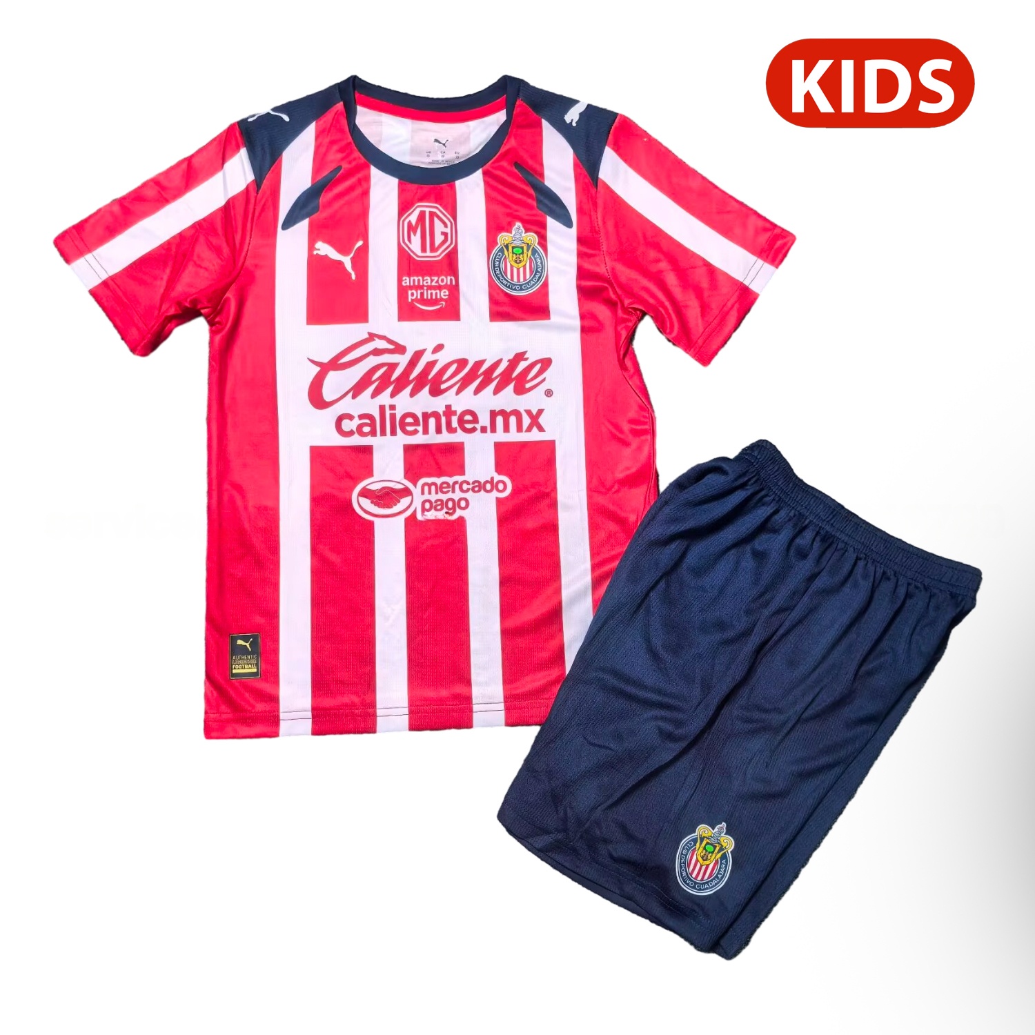 Chivas de Guadalajara 25-26 Home Kids Kit - ReplicasJersey