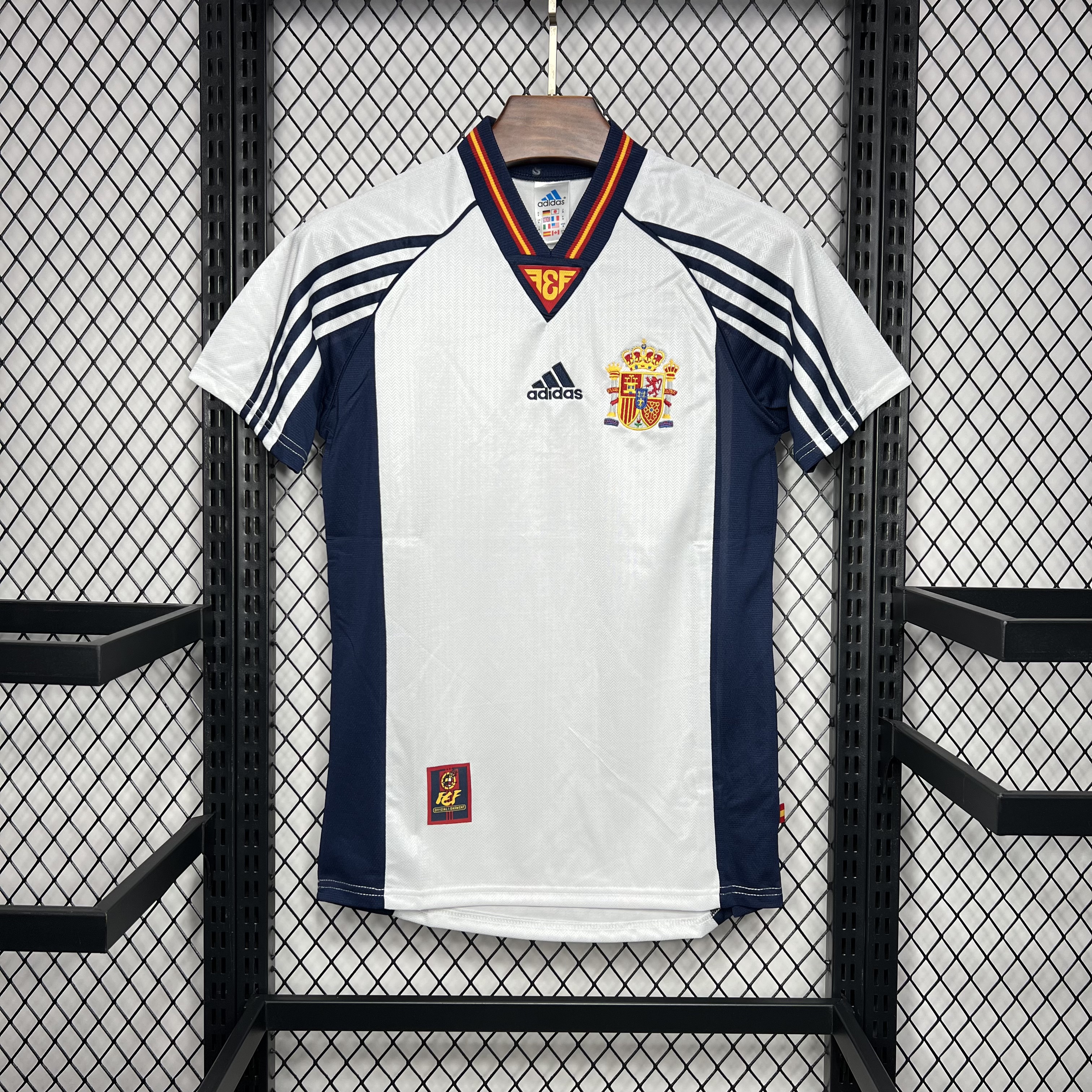 Retro Spain 1998 Away Jersey - ReplicasJersey