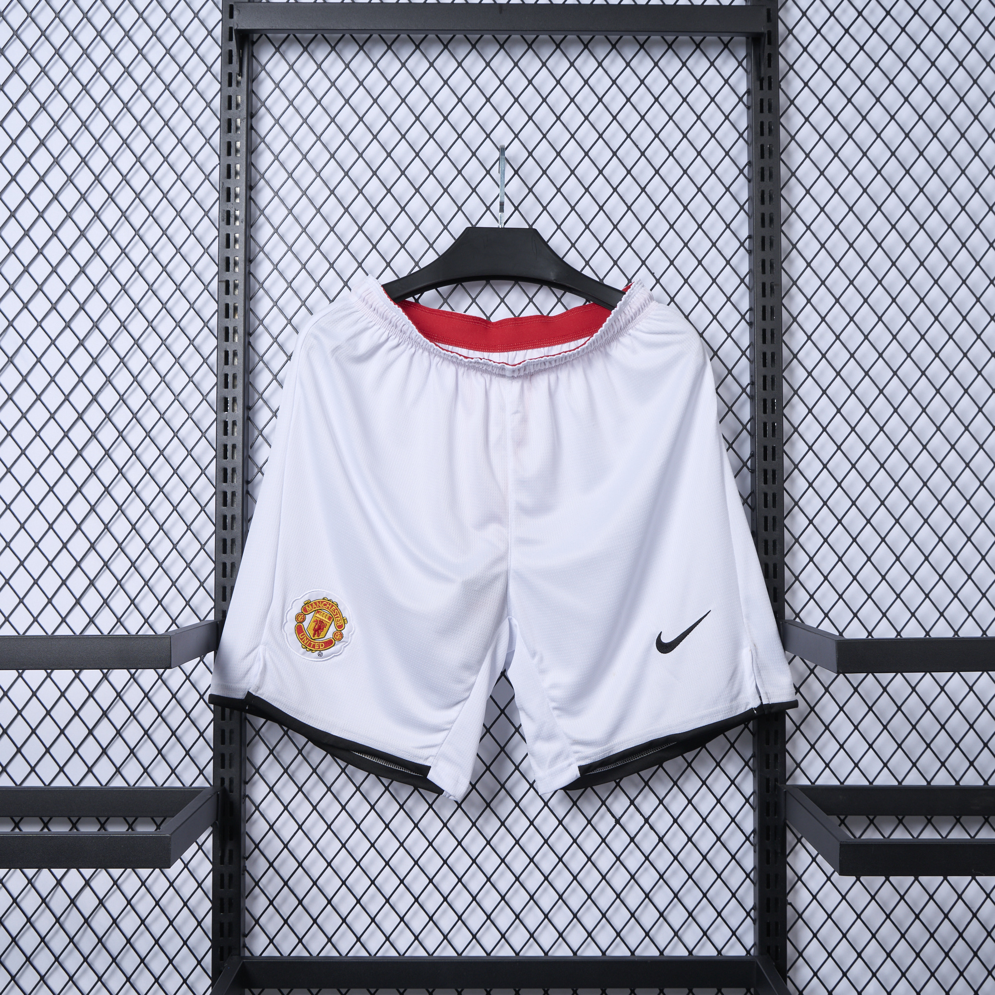 Manchester United Retro 2007-08 Home Shorts - ReplicasJersey