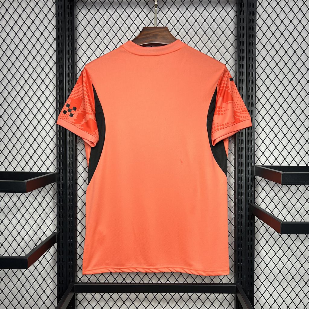 Manchester City 24-25 Orange Goalkeeper Jersey - Fans Version - ReplicasJersey
