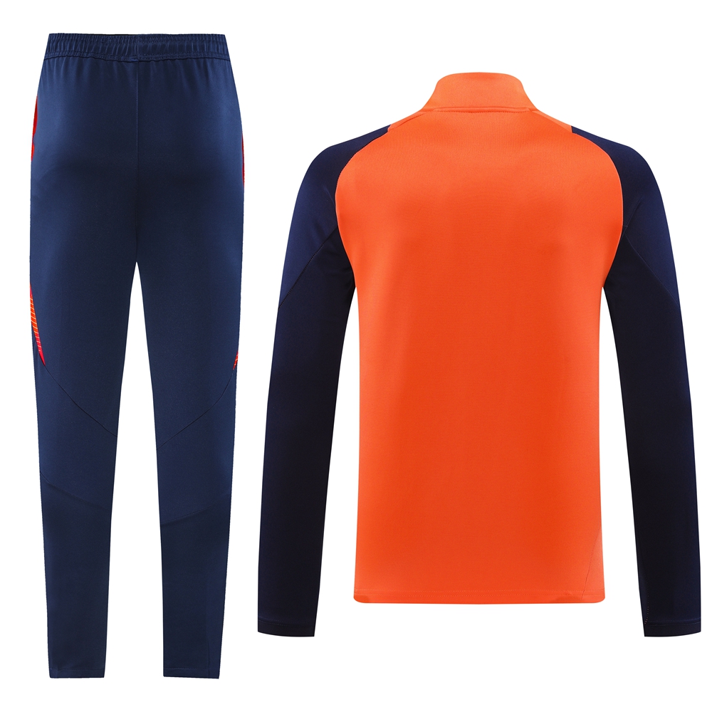 Manchester United 24-25 Jacket Training Tracksuit - Orange - ReplicasJersey