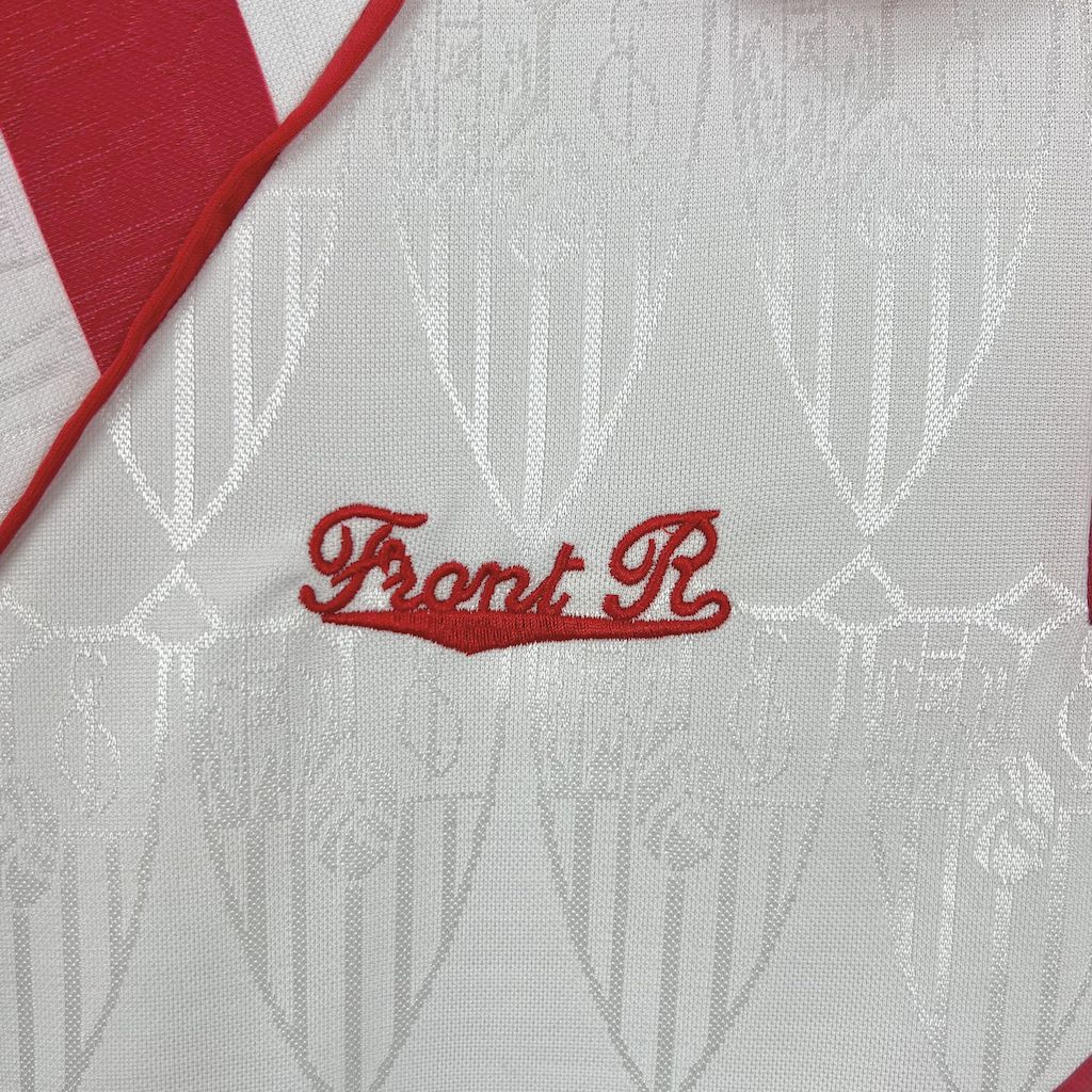 Retro Sevilla FC 1992-93 Home Jersey with Chest Sponsor - ReplicasJersey