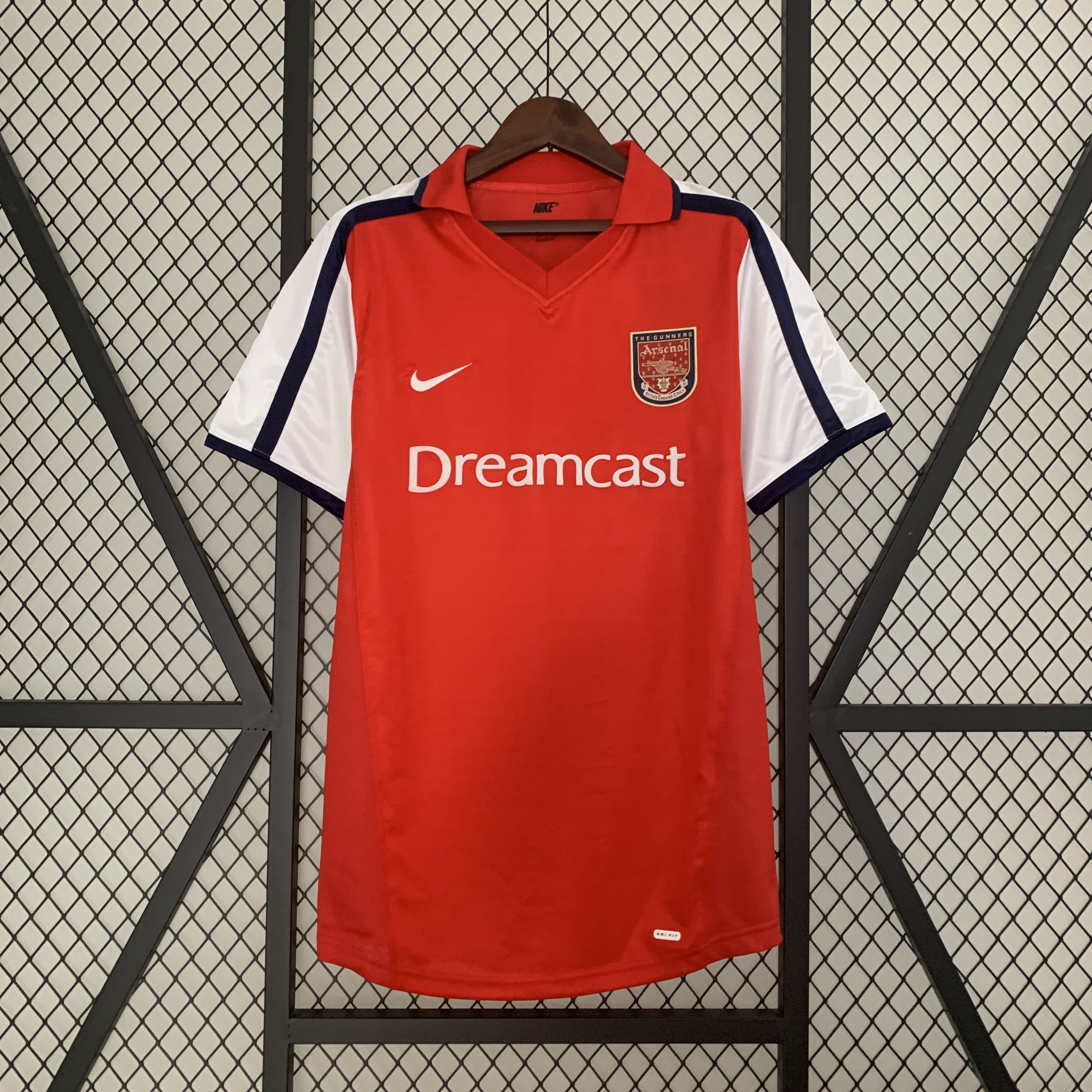 Retro Arsenal 01-02 Home Stadium Jersey - ReplicasJersey