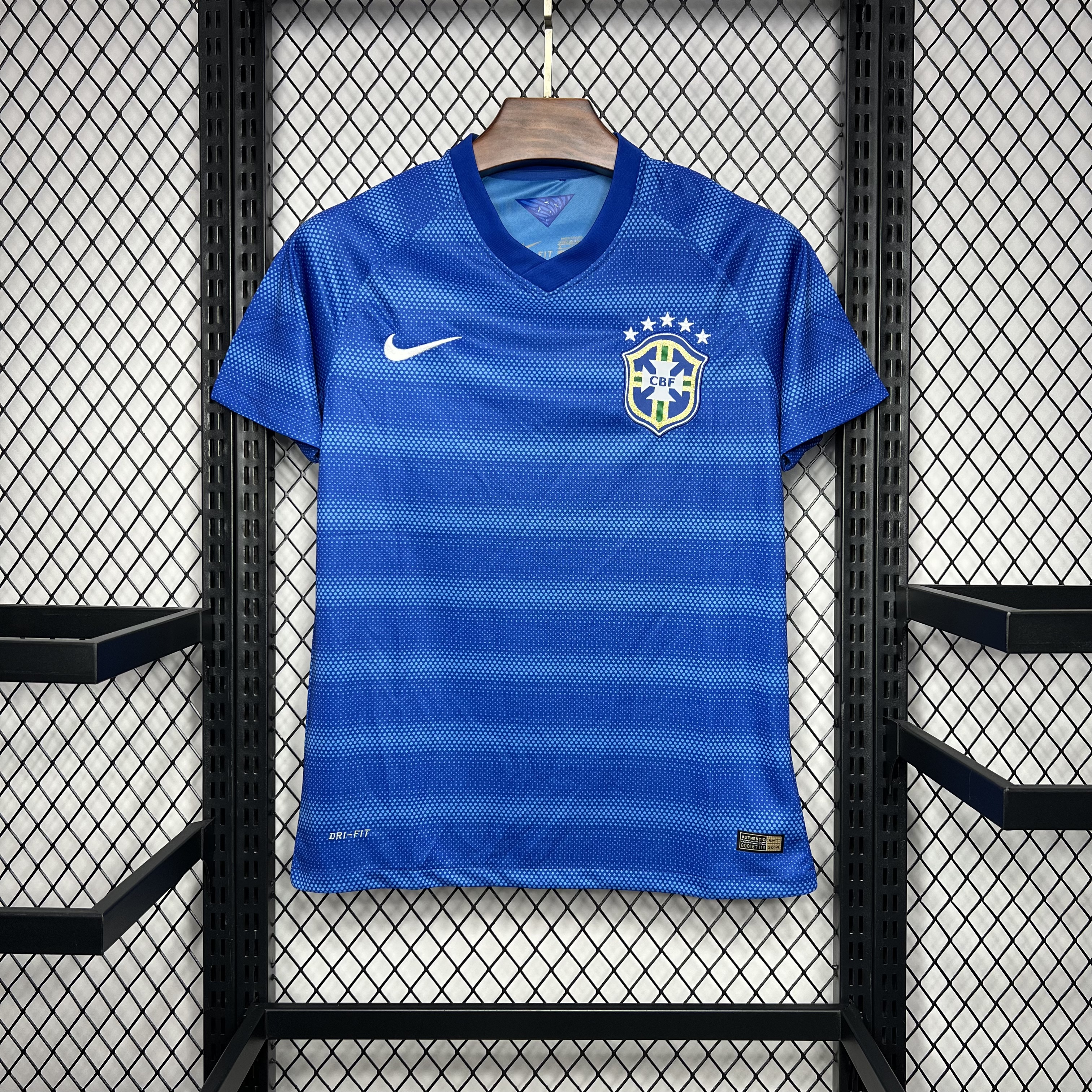 Retro Brazil 2014 Away Jersey - ReplicasJersey