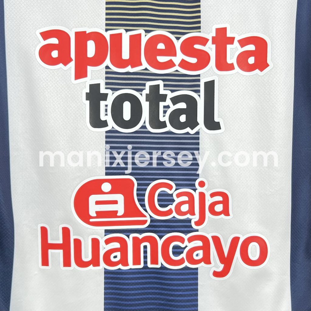 Alianza Lima 25-26 Home Jersey - Fans Version - ReplicasJersey