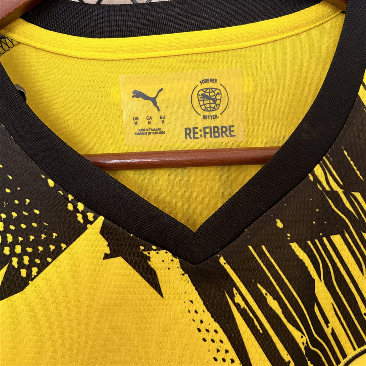 Dortmund 25-26 Home Unsponsored Jersey With Chest Sponsor - Fans Version - ReplicasJersey