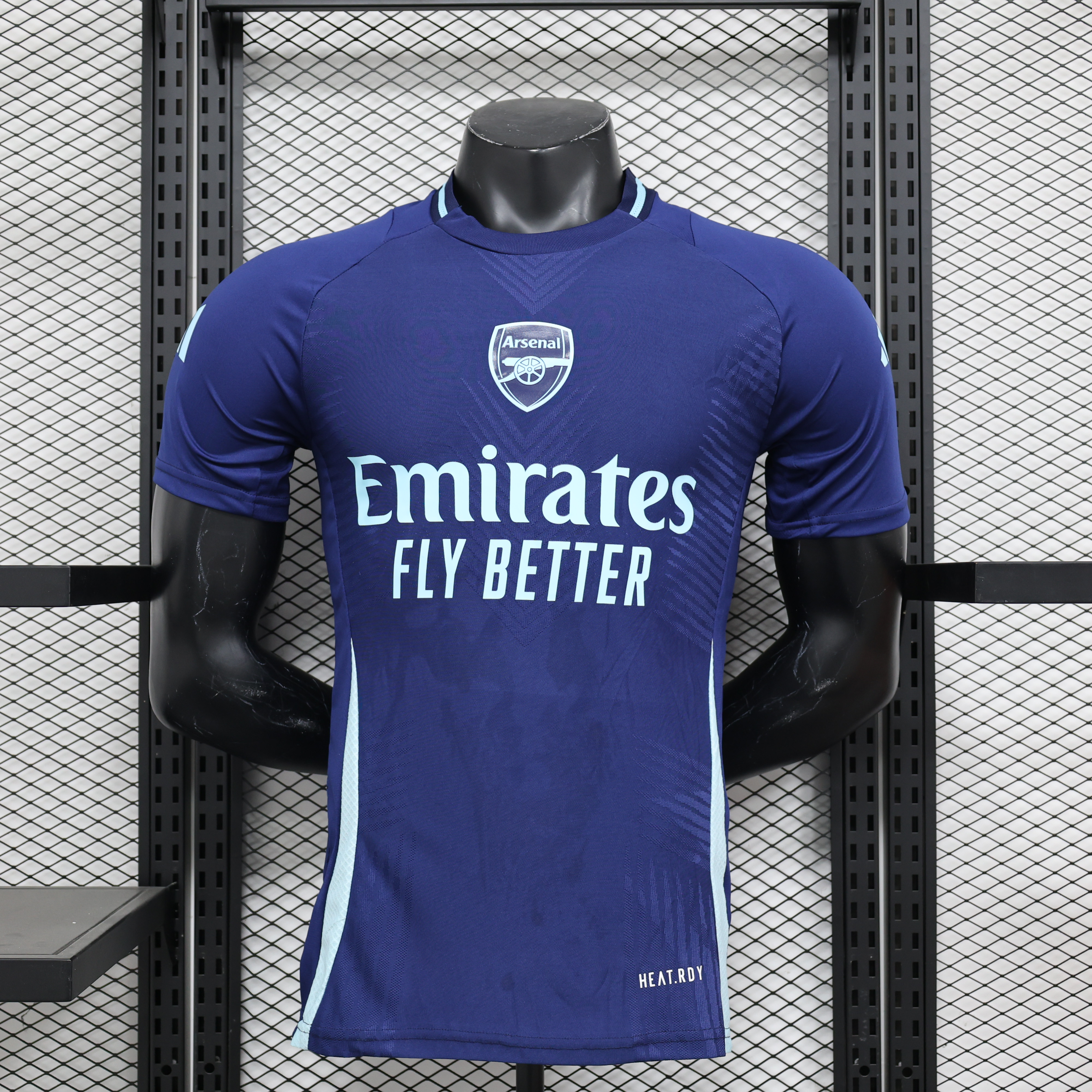 Arsenal 24-25 Blue Pre-match Training Jersey - Player Version - ReplicasJersey